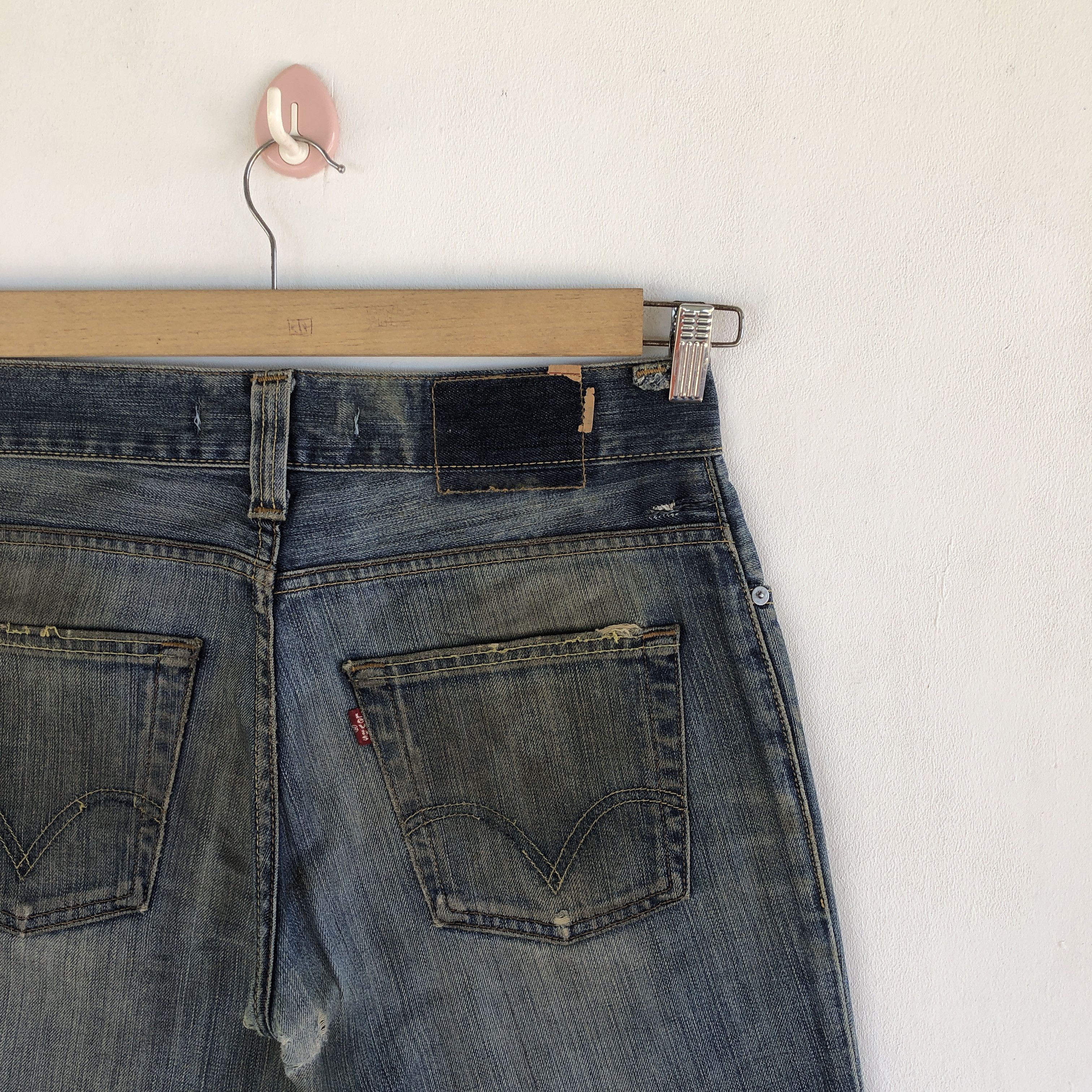 Levi's Vintage Y2K Levis 511 Faded Jeans Levi's Dirty Skinny Denim Size US 32 / EU 48 - 5 Thumbnail