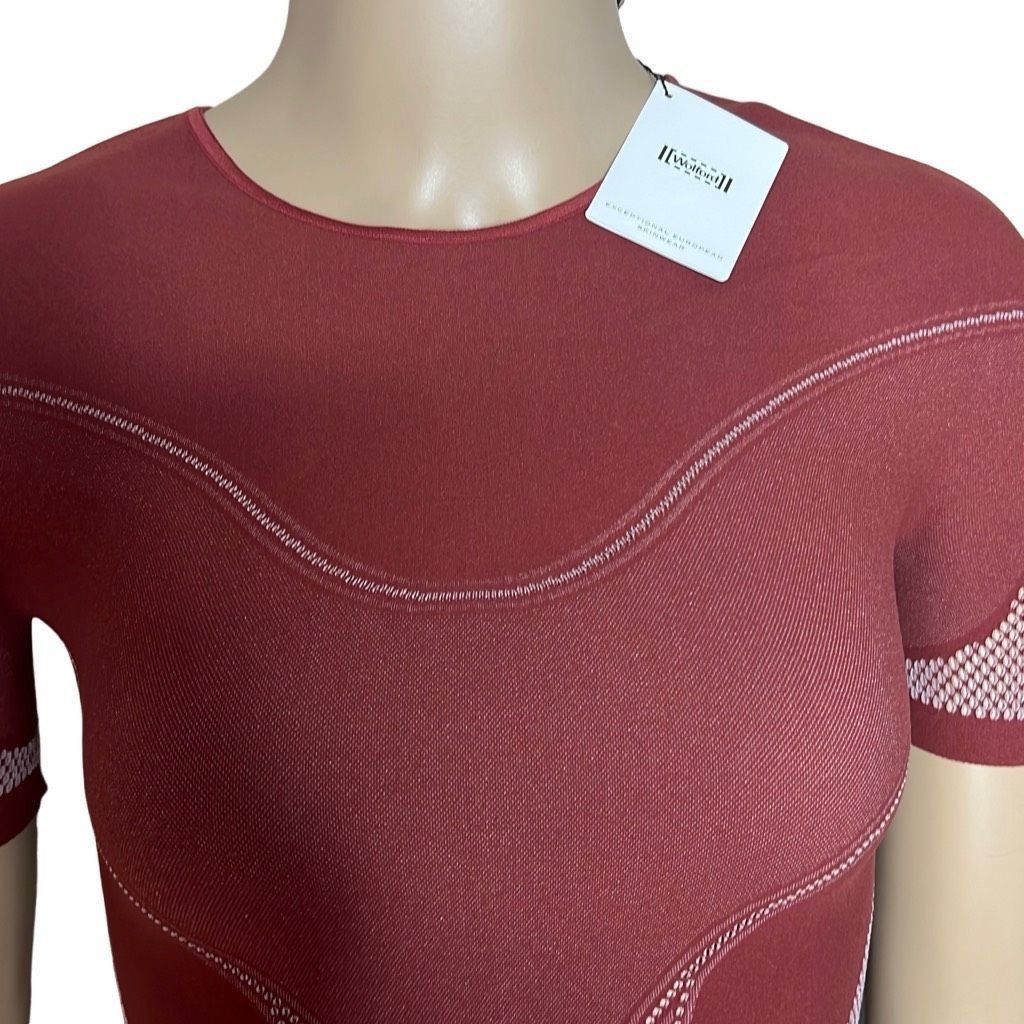 Wolford NWT Wolford Zen Shirt Short Sleeves Currant Xs Size XS / US 0-2 / IT 36-38 - 6 Thumbnail