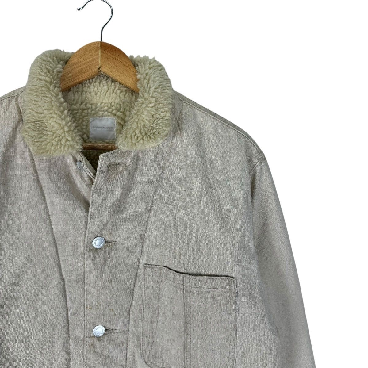 Good Enough ☀️GDEH HIROSHI FUJIWARA CHORE SHERPA JACKET Size US M / EU 48-50 / 2 - 6 Thumbnail