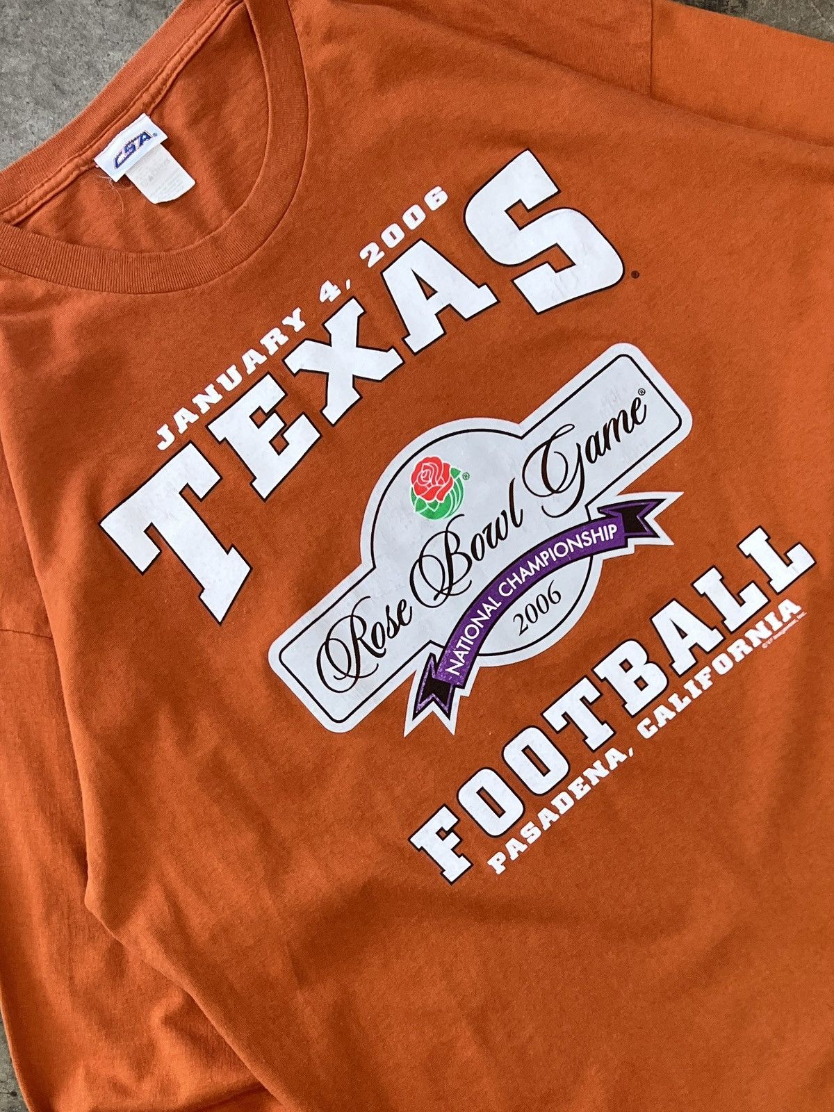 NCAA Vintage 2006 UT Texas Football Rose Bowl LS XL Size US XL / EU 56 / 4 - 1 Thumbnail