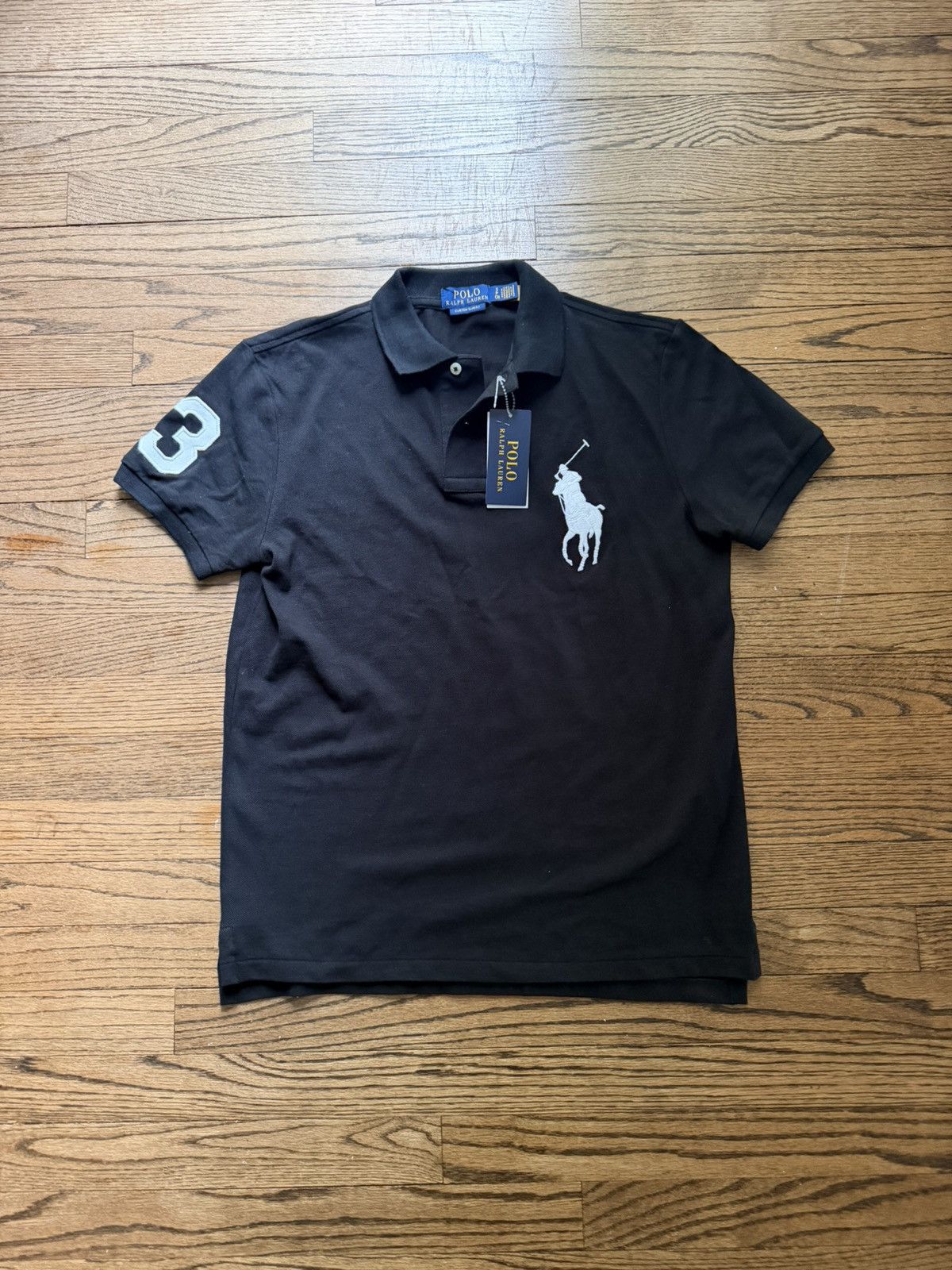 Polo Ralph Lauren Mens Big Pony Slim Fit Mesh Polo