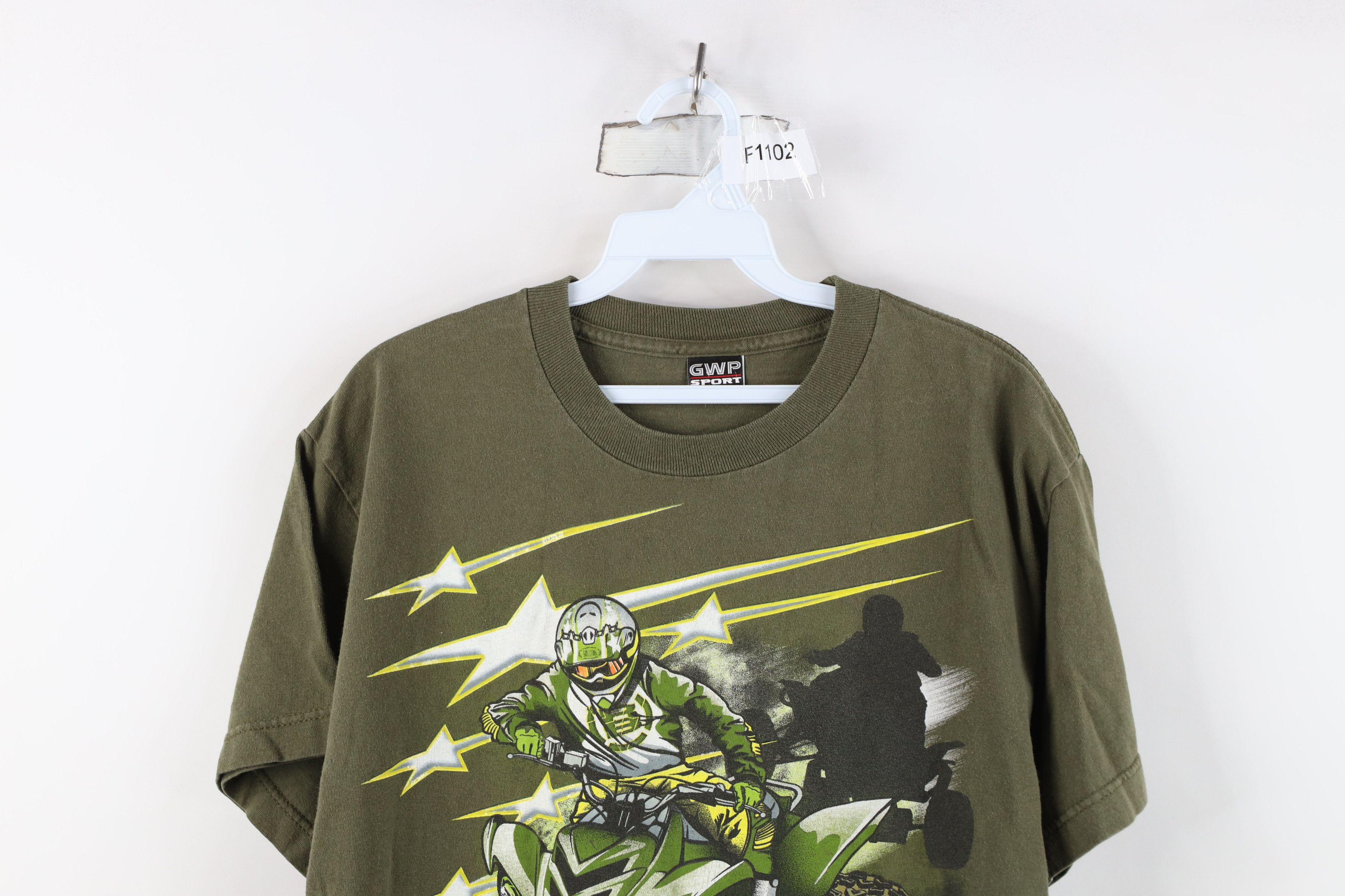 Vintage Vintage 90s Y2K Streetwear Quad Blaster Racing T-Shirt Size US S / EU 44-46 / 1 - 2 Thumbnail