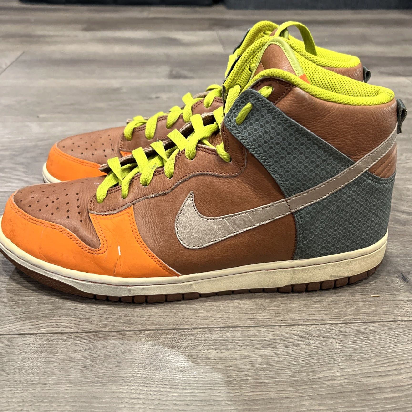 Nike Nike Dunk High Premium Orange Sneaker Men 11 Orange 312786-891 Sneaker 90s Basketball Mens Shoes Size US 11 / EU 44 - 6 Thumbnail