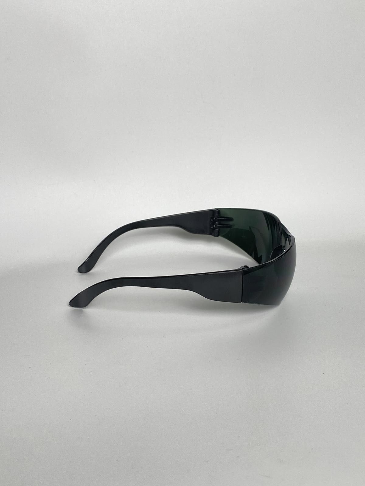 Japanese Brand Y2k Large Wide Safety Glasses Sunglasses Black Unisex OS Size ONE SIZE - 7 Thumbnail