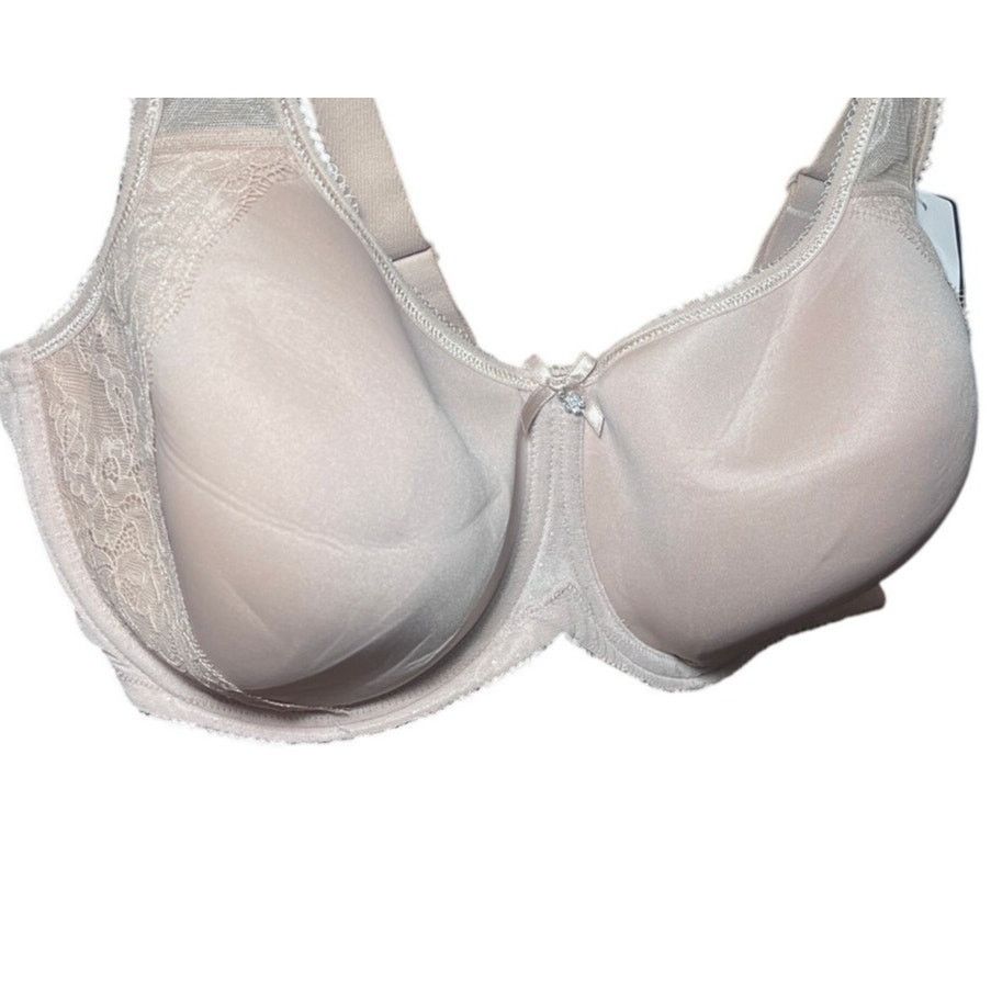 Other NWT WACOAL 853186 Beige Retro Chic Full Figure Underwire 44D Size ONE SIZE - 2 Thumbnail