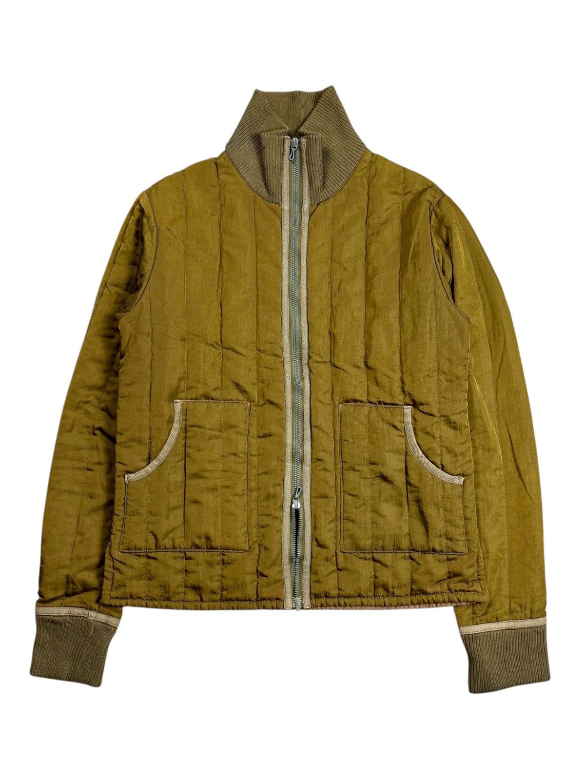 Shellac 2000s Rip Van Winkle - Riri Zips Quilted Jacket Size US M / EU 48-50 / 2 - 2 Thumbnail