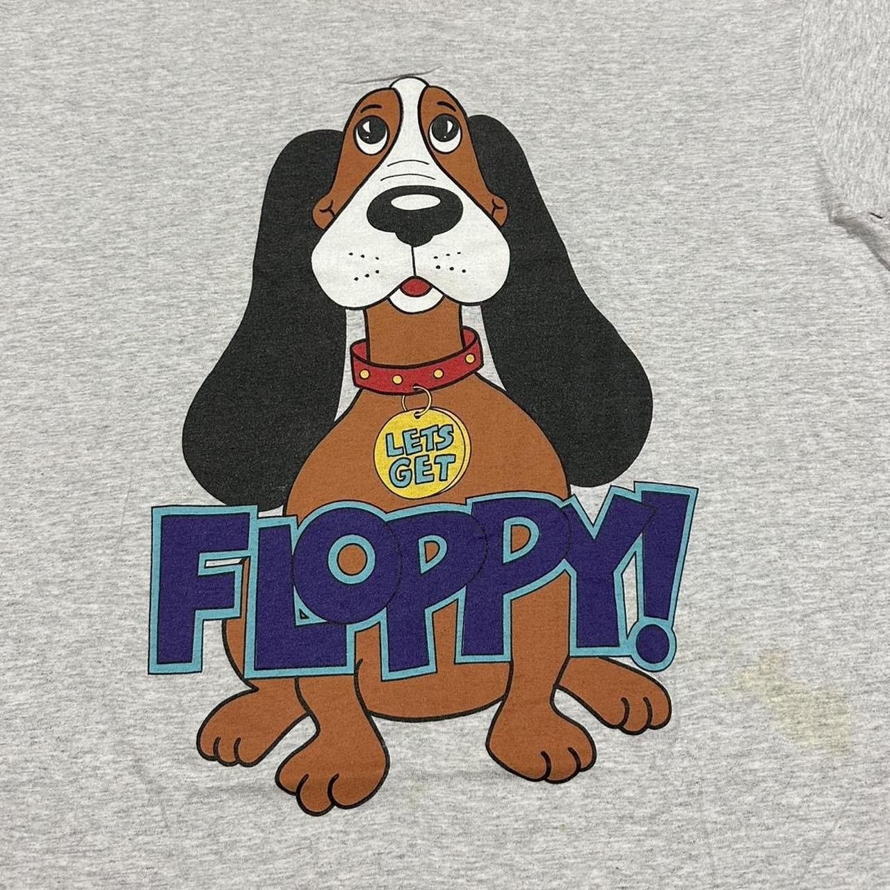 Other Vintage 90s Basset Hound Cartoon Dog T-Shirt Lets Get Floppy Size US XL / EU 56 / 4 - 3 Thumbnail