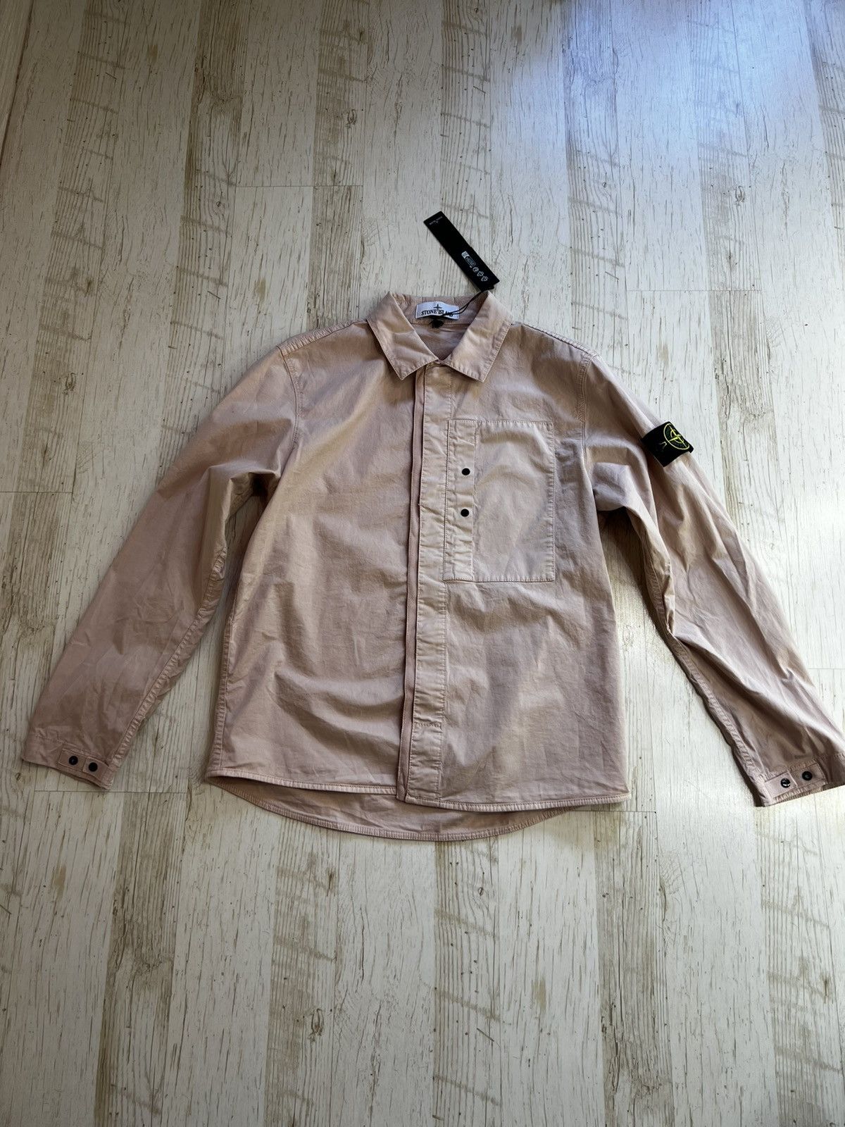 Stone Island Stone Island Overshirt Supima Cotton Pink M NWT Size US M / EU 48-50 / 2 - 6 Thumbnail