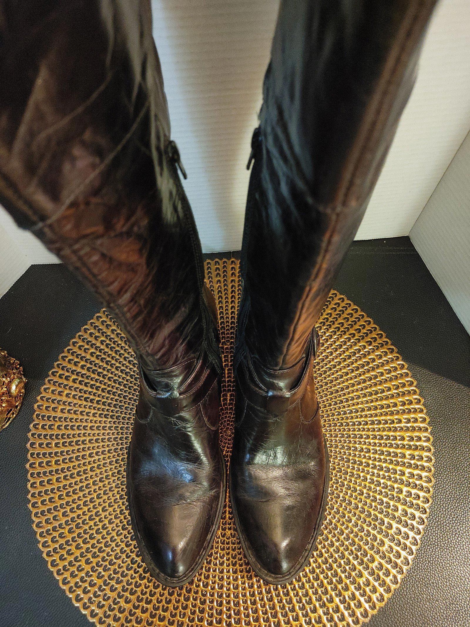 Born Born Crown Lira Leather Riding Boots Size 8.5 Size US 8.5 / IT 38.5 - 4 Thumbnail