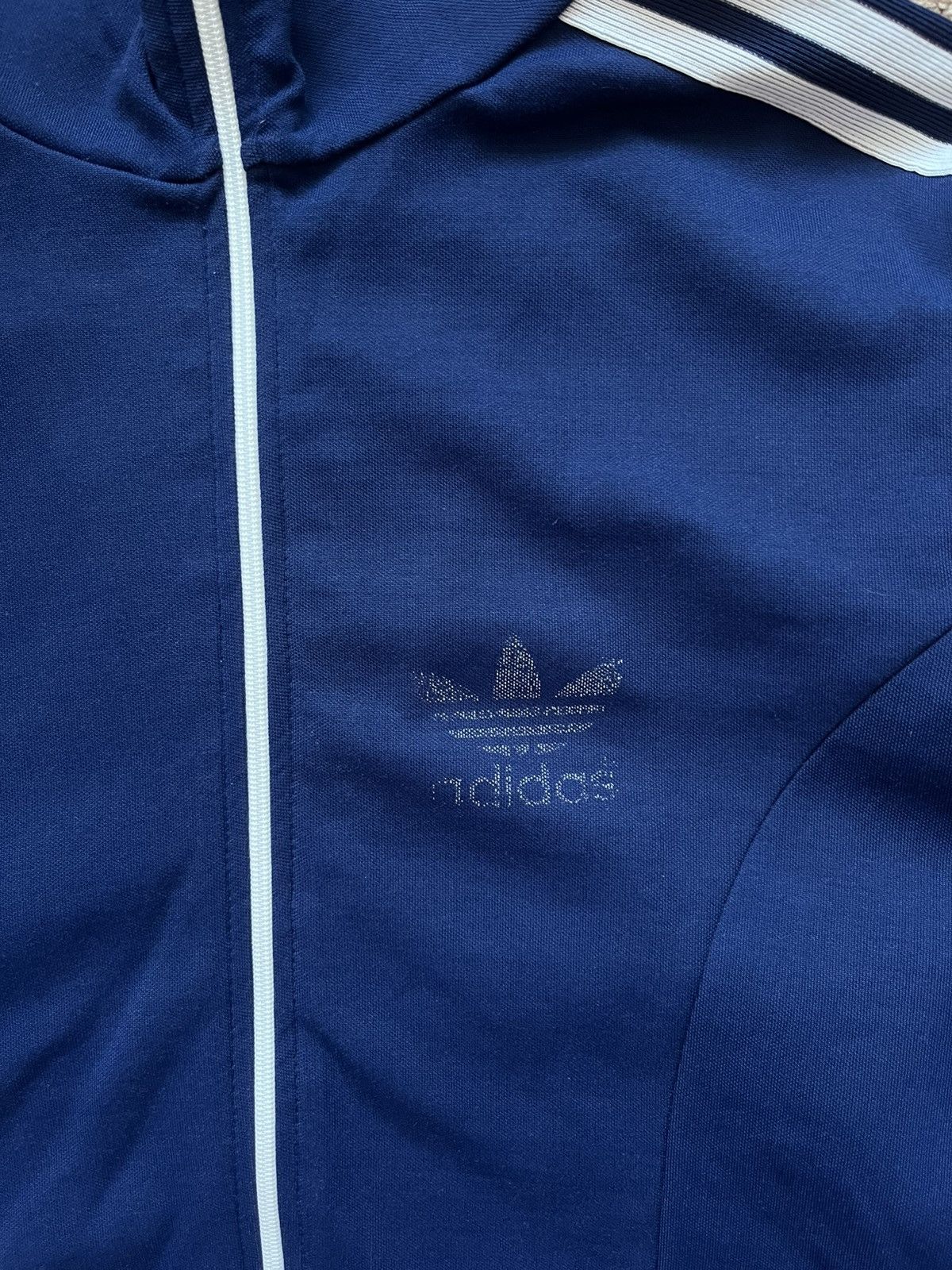 Adidas Vintage 1980s Adidas Made In Brazil Track Up Full Zip Jacket Size US L / EU 52-54 / 3 - 7 Thumbnail