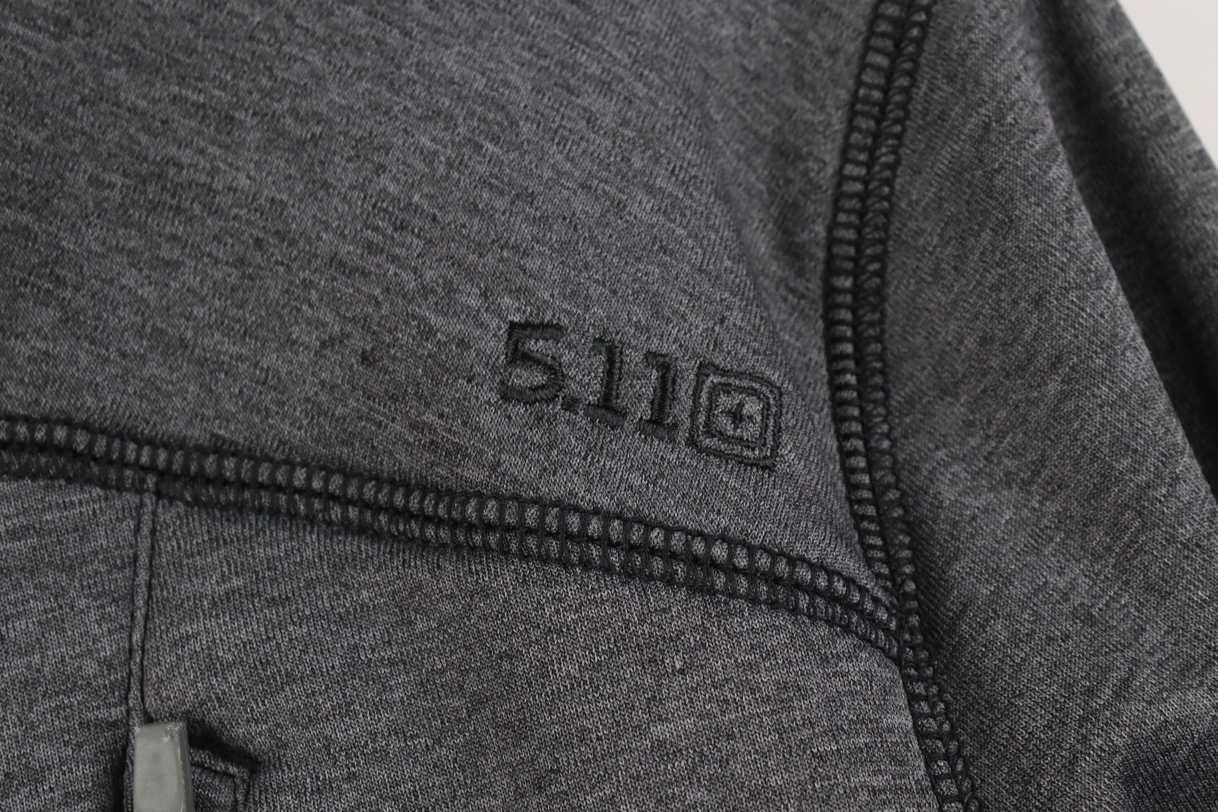 Vintage 5.11 Tactical Series Lined Half Zip Pullover Sweater Gray Size S / US 4 / IT 40 - 4 Thumbnail