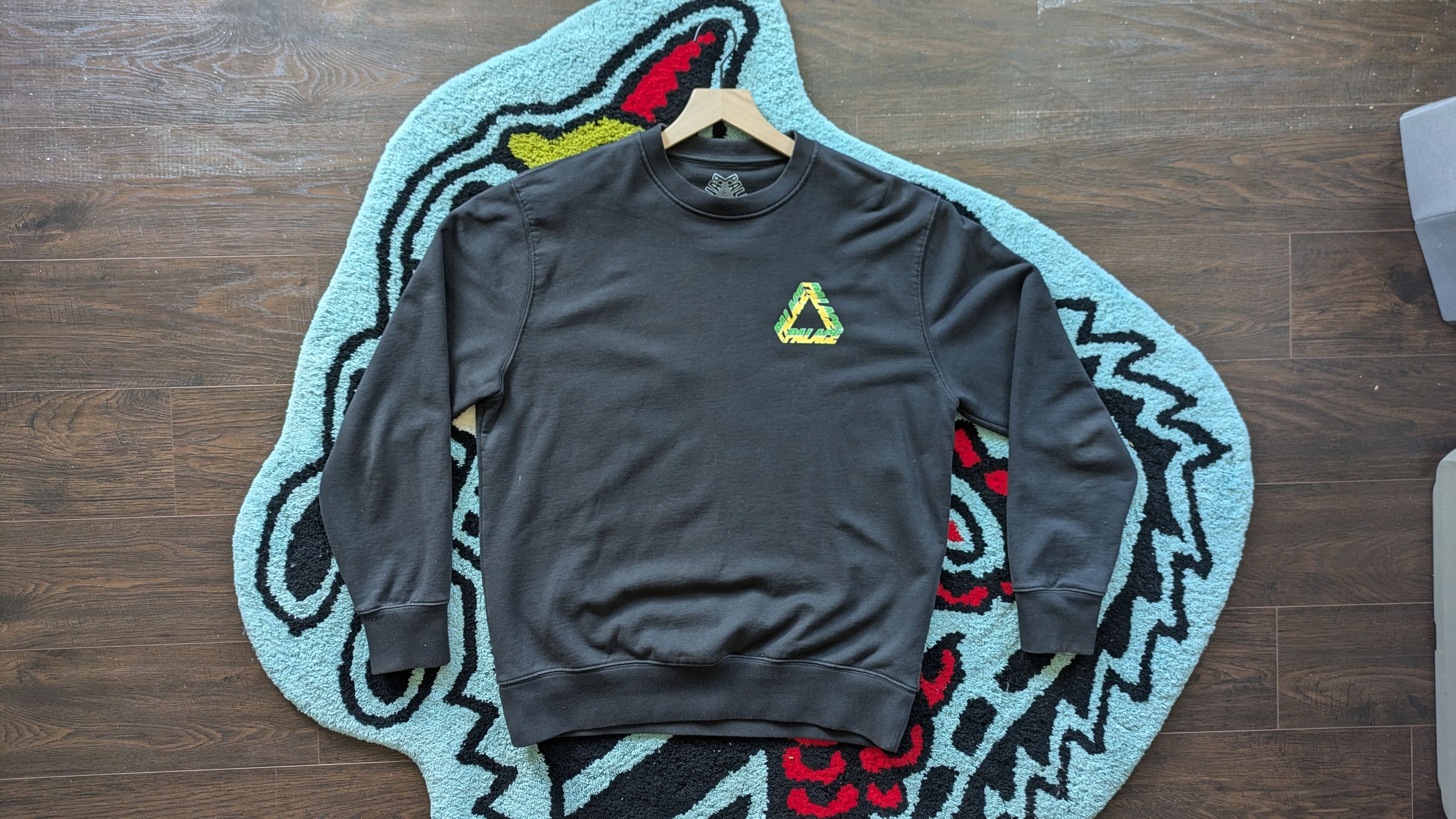 Palace P-Split Crewneck Autumn 2019 Size US L / EU 52-54 / 3 - 3 Thumbnail