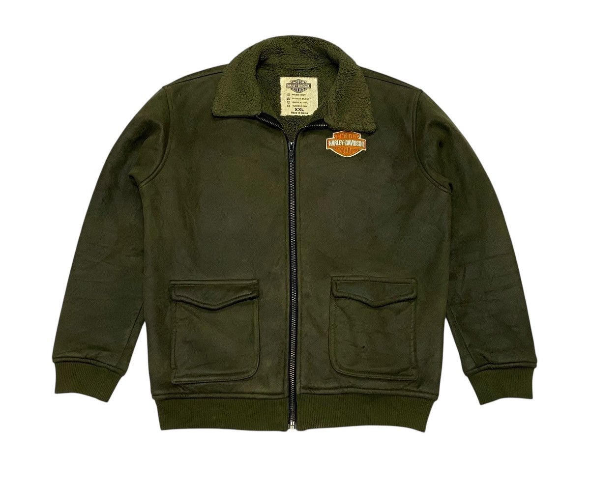 Harley Davidson Harley Davidson Double Pocket Bomber Jacket Size US L / EU 52-54 / 3 - 5 Thumbnail