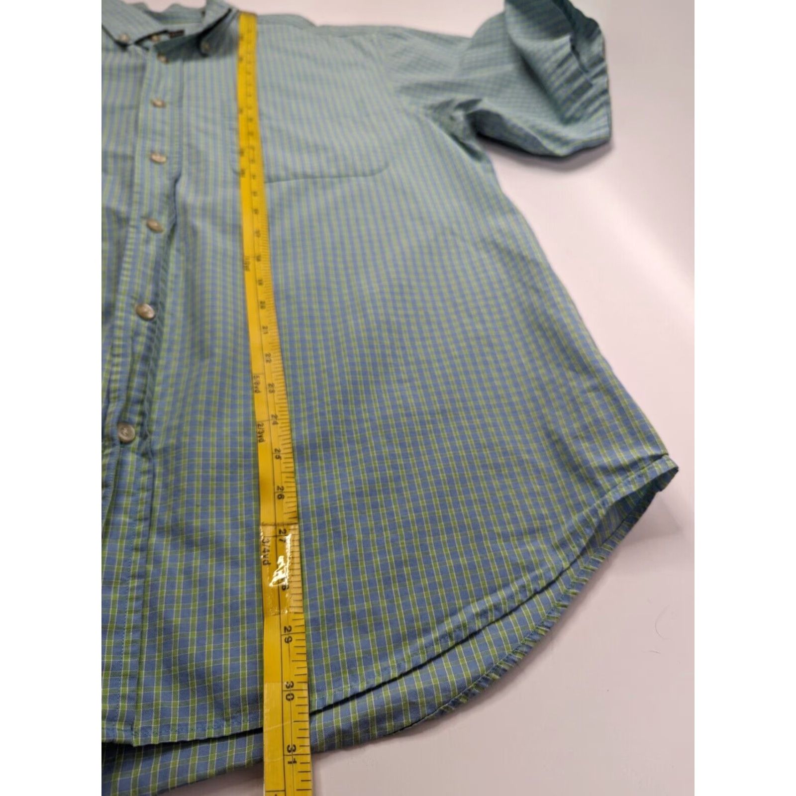 Vintage CHARLES TWEED Shirt XL Wrinkle Resistant Check Short Sleeve Cotton Tweed Button-Up Men Size US XL / EU 56 / 4 - 6 Thumbnail