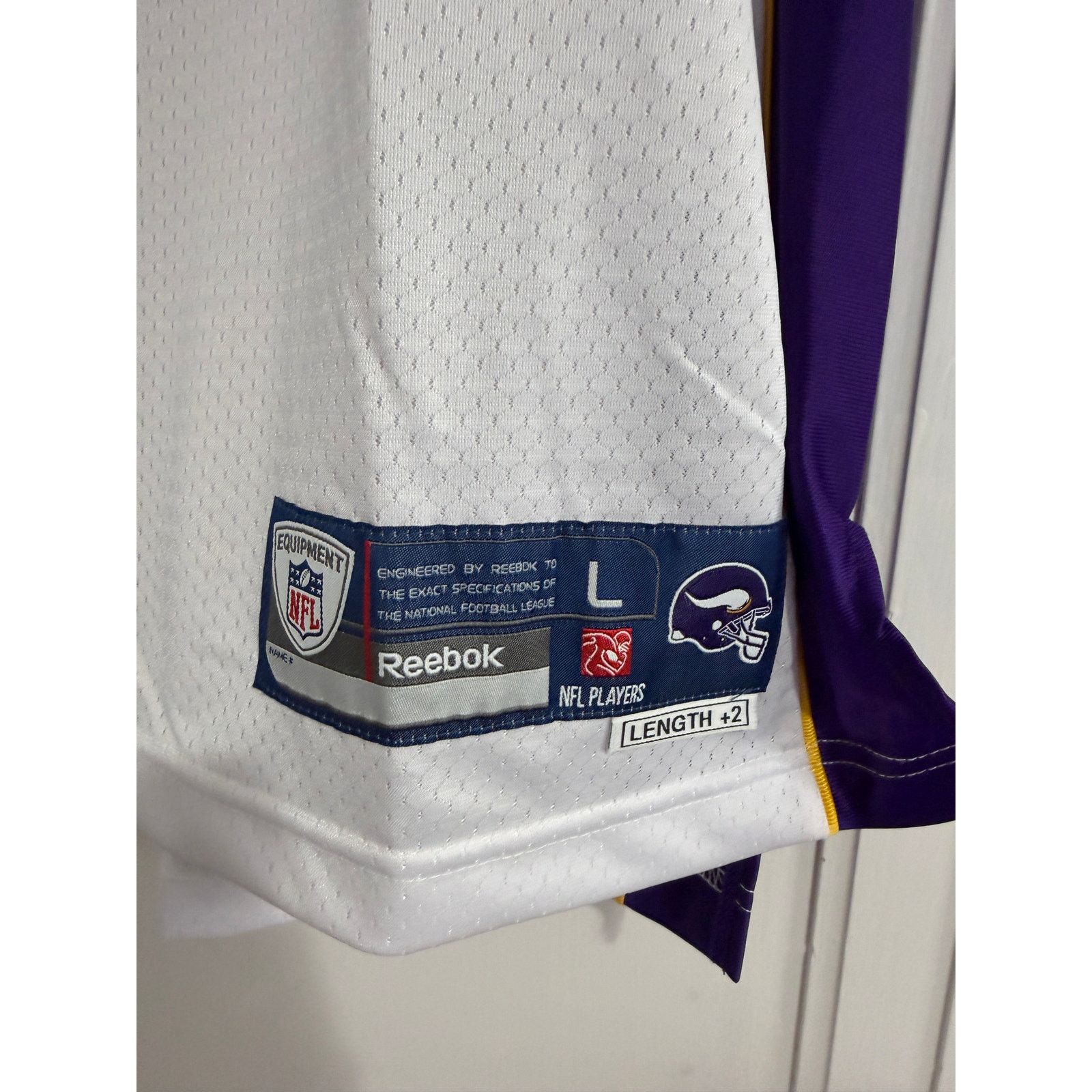 Reebok Brett Favre Minnesota Vikings Jersey Men's Size Large Size US L / EU 52-54 / 3 - 5 Thumbnail