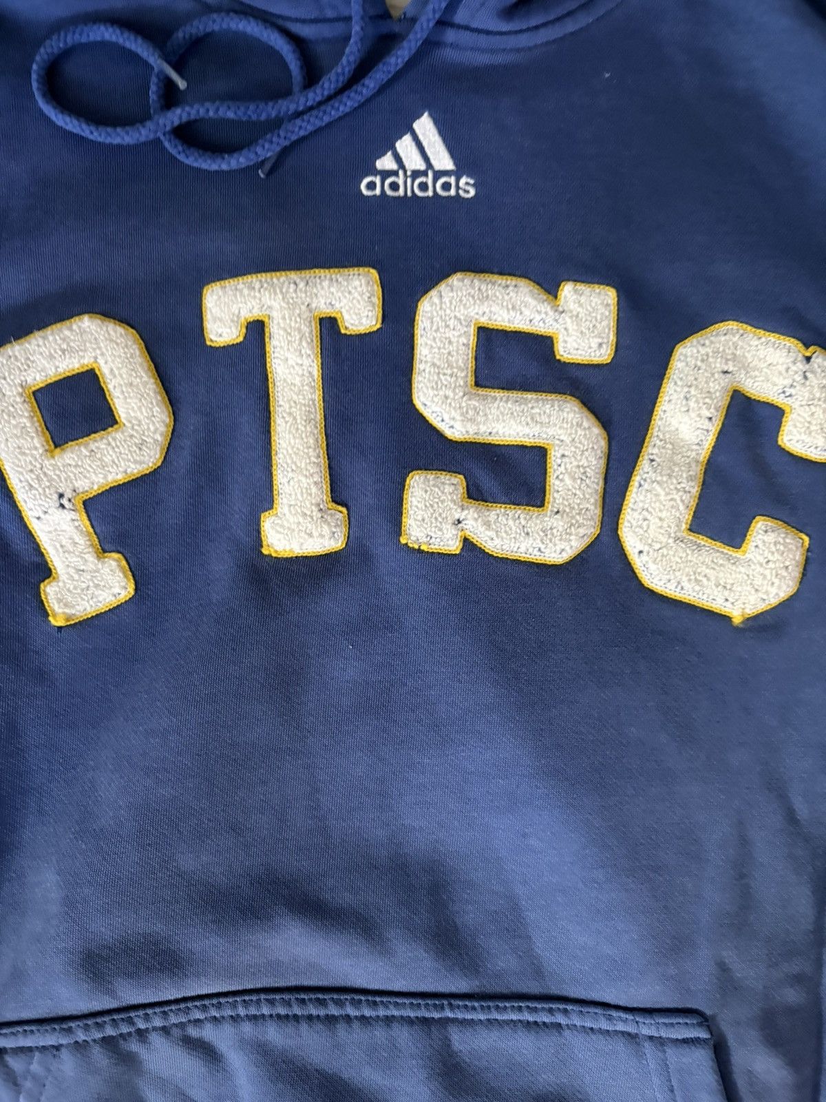 Adidas Vintage Adidas college hoodie Size US L / EU 52-54 / 3 - 3 Thumbnail