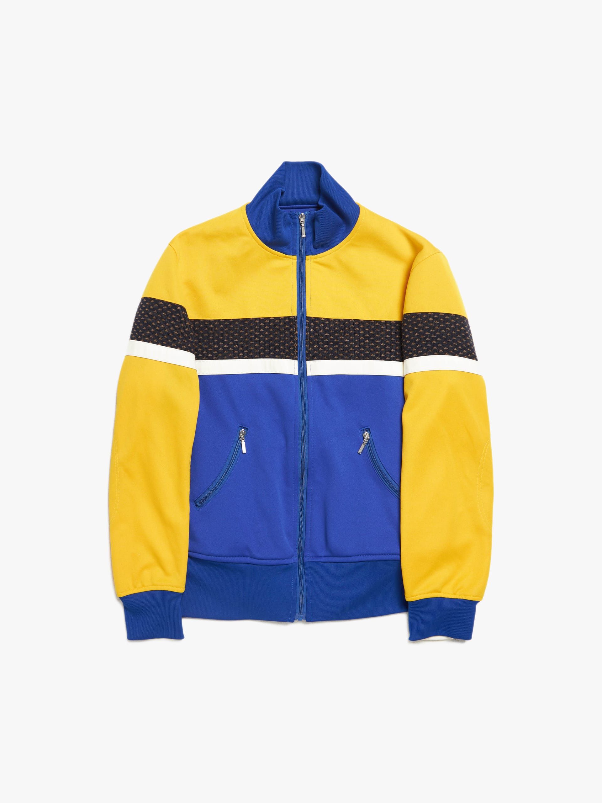 Junya Watanabe Blue and Yellow Colorblock Zipped Jacket Size US L / EU 52-54 / 3 - 1 Thumbnail