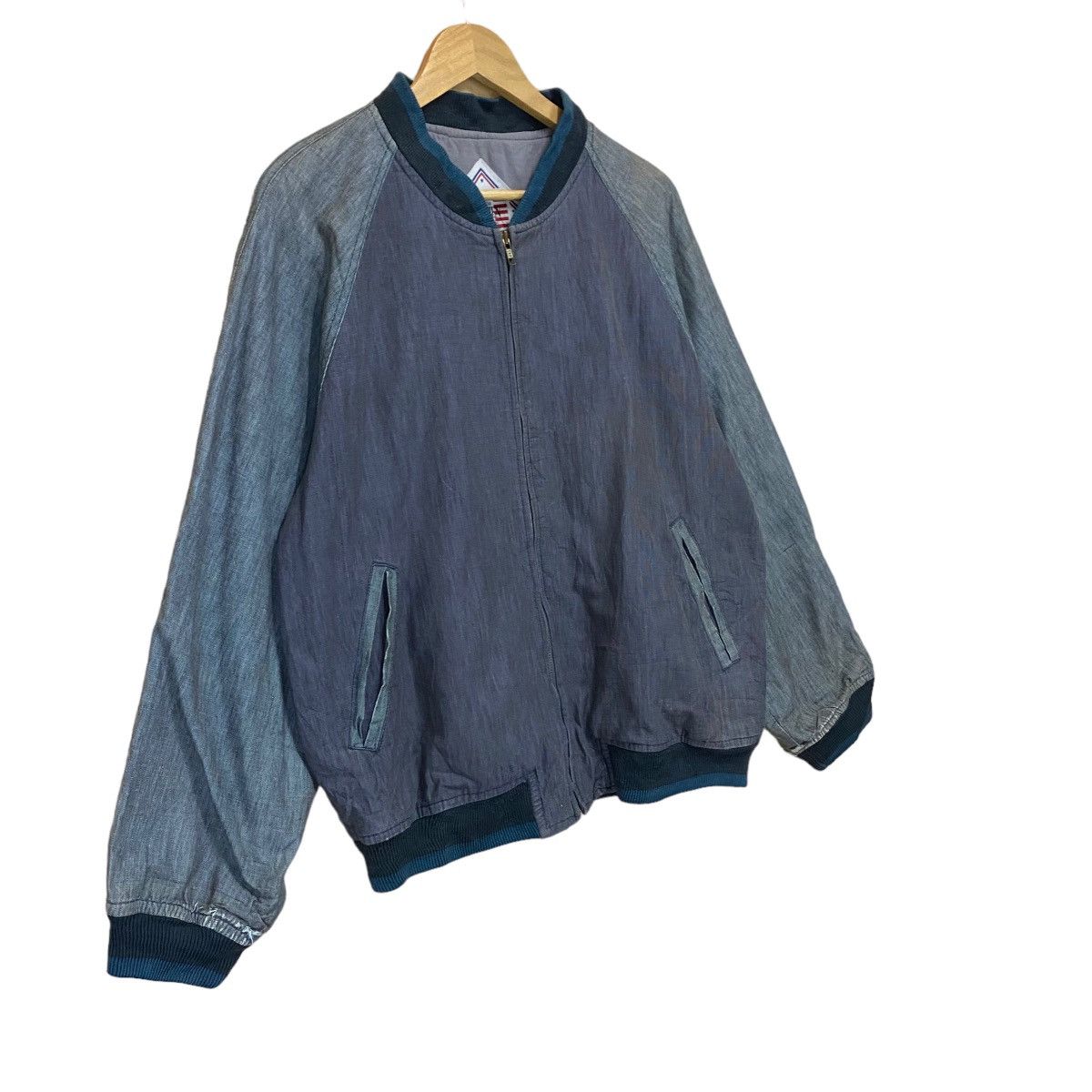 Japanese Brand JAPANASE THE MEN CERONIAS SUN FADED BOMBER JACKET Size US M / EU 48-50 / 2 - 2 Thumbnail