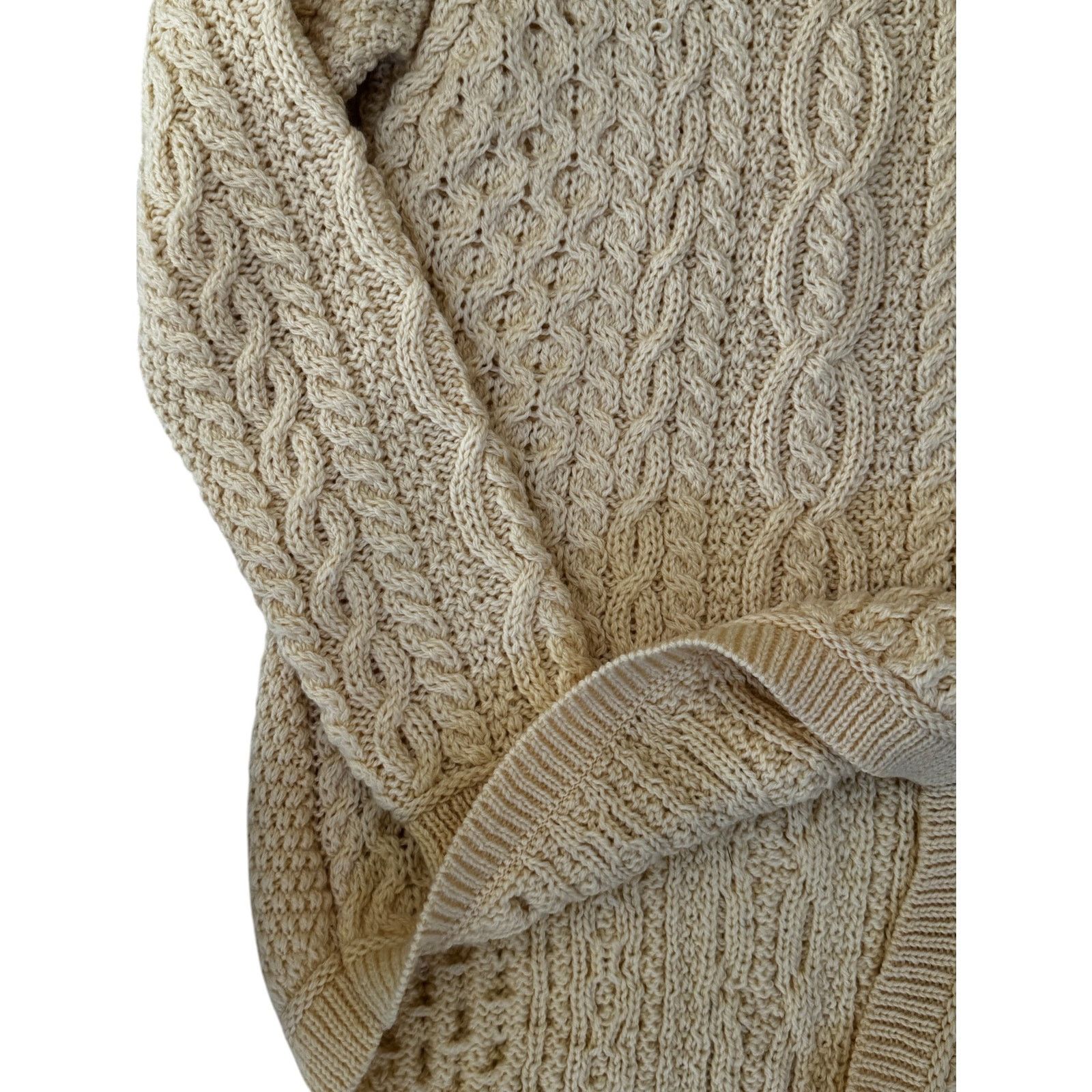 Aran Sweater Market Aran Mõr Vintage Irish Wool Sweater Size S / US 4 / IT 40 - 4 Thumbnail