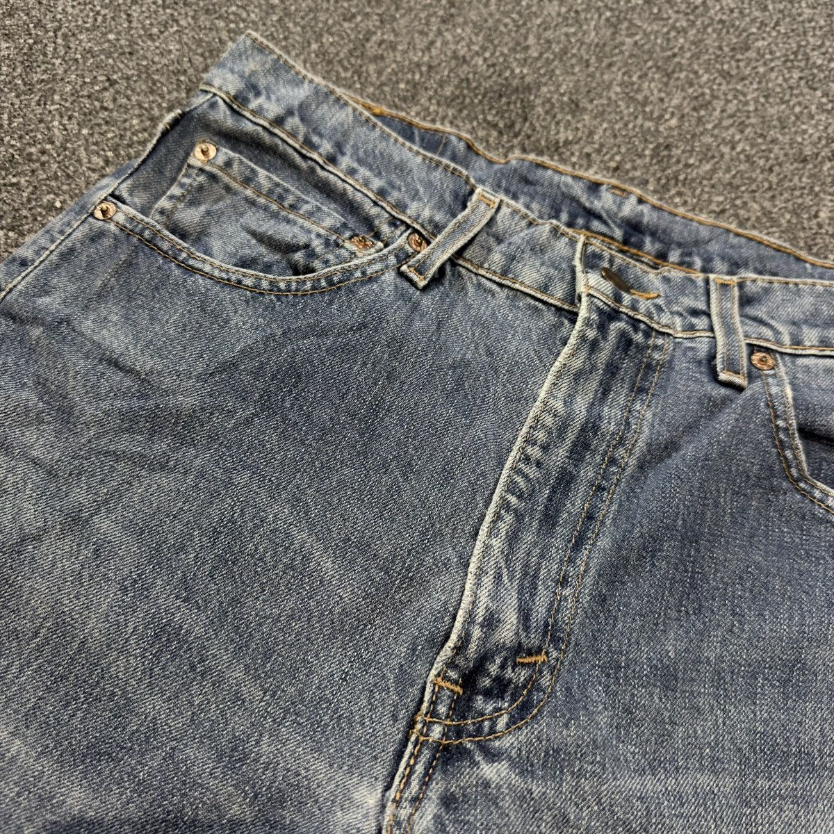 Engineered Garments × Levi's 🇺🇸 Vintage 1997 Levis 519 Faded Aging Denim Made In Usa W31 Size US 31 - 13 Thumbnail