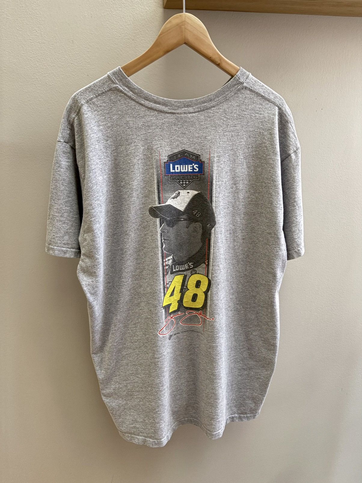 Winners Circle Jimmie Johnson Lowes VTG grey Nascar Winner’s Circle t-shirt Size US XL / EU 56 / 4 - 2 Thumbnail