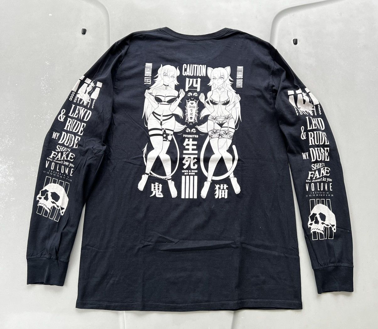 Japanese Brand 🔥HOT DROPS🔥Foureyes Lewd & Rude Long Sleeve T-Shirt Size US L / EU 52-54 / 3 - 1 Thumbnail