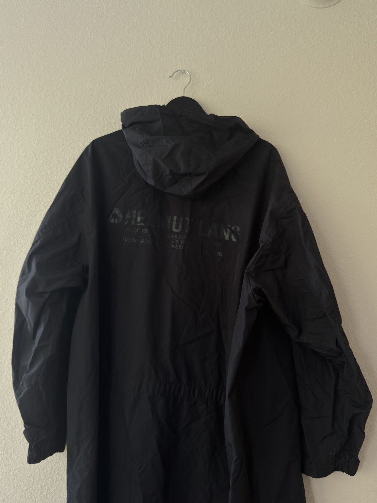 Helmut Lang Helmut Lang Recycled Nylon Hooded Raincoat Size US XL / EU 56 / 4 - 3 Thumbnail