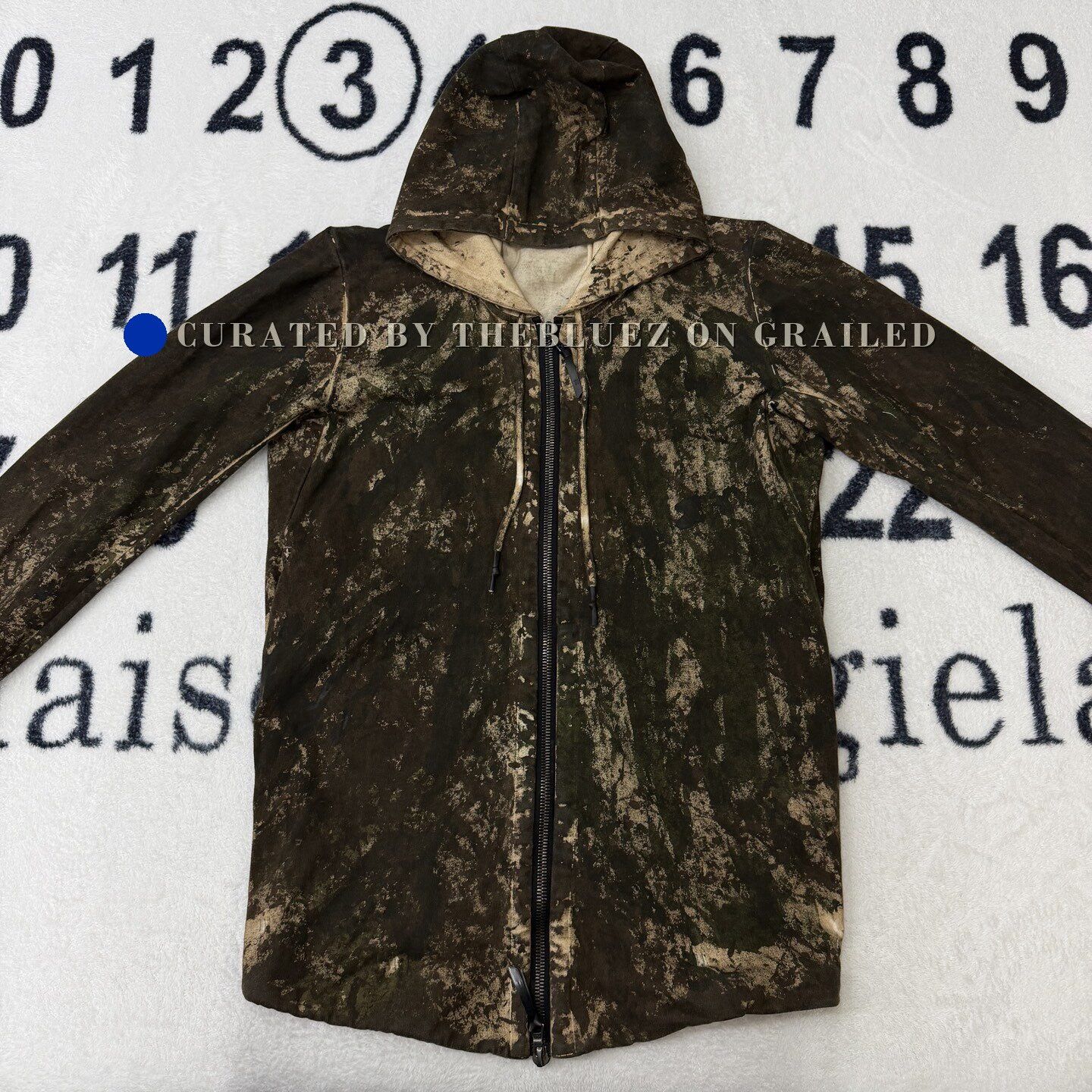 11 By Boris Bidjan Saberi 11bybbs Oil Paint Wax Camouflage Jacket Size US M / EU 48-50 / 2 - 1 Thumbnail