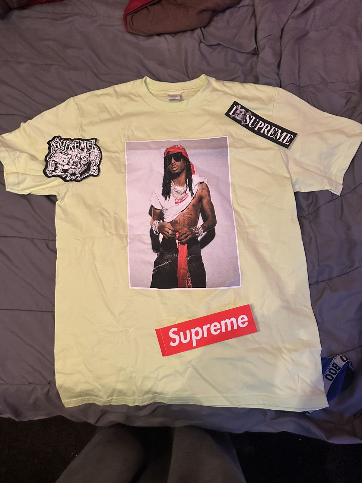 トップス Supreme Playboi Carti Tee Pale Green L Supreme Supreme Playboi Carti Tee Pale Green | Grailed