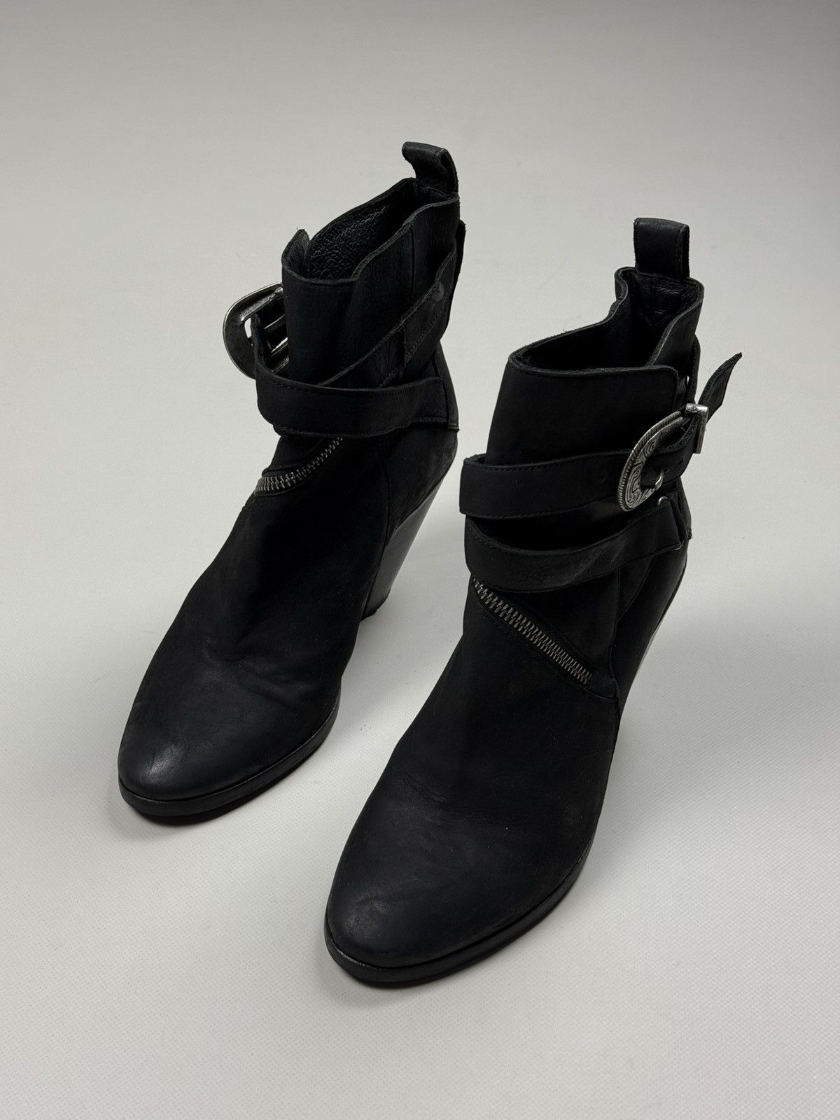 Allsaints Allsaints Ladies Avant-Garde Heeled Ankle Boots Shoes Size US 9 / IT 39 - 10 Thumbnail