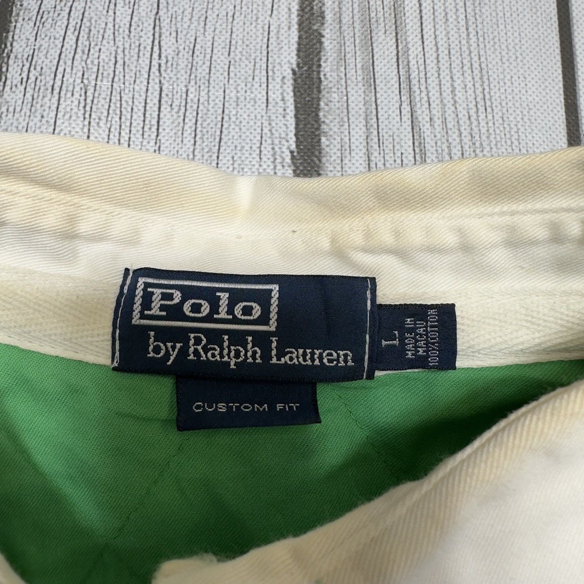 Polo Ralph Lauren × Vintage Vintage Polo long sleeve rugby shirt Size US L / EU 52-54 / 3 - 4 Thumbnail