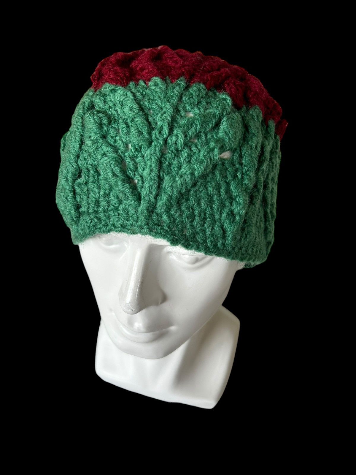 Japanese Brand × Kapital × Vintage Crochet knitted Handmade big Beanie Hats Size ONE SIZE - 3 Thumbnail