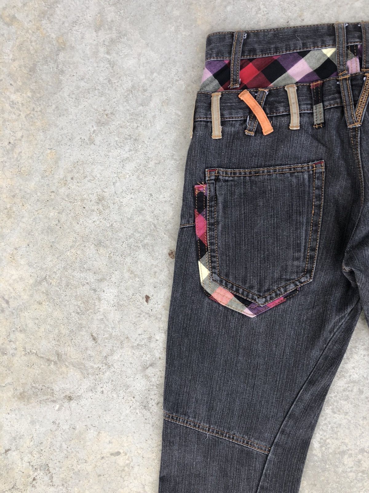 Hysteric Glamour Japanese Nylaus Double Waist Distressed Jeans Size US 30 / EU 46 - 9 Thumbnail