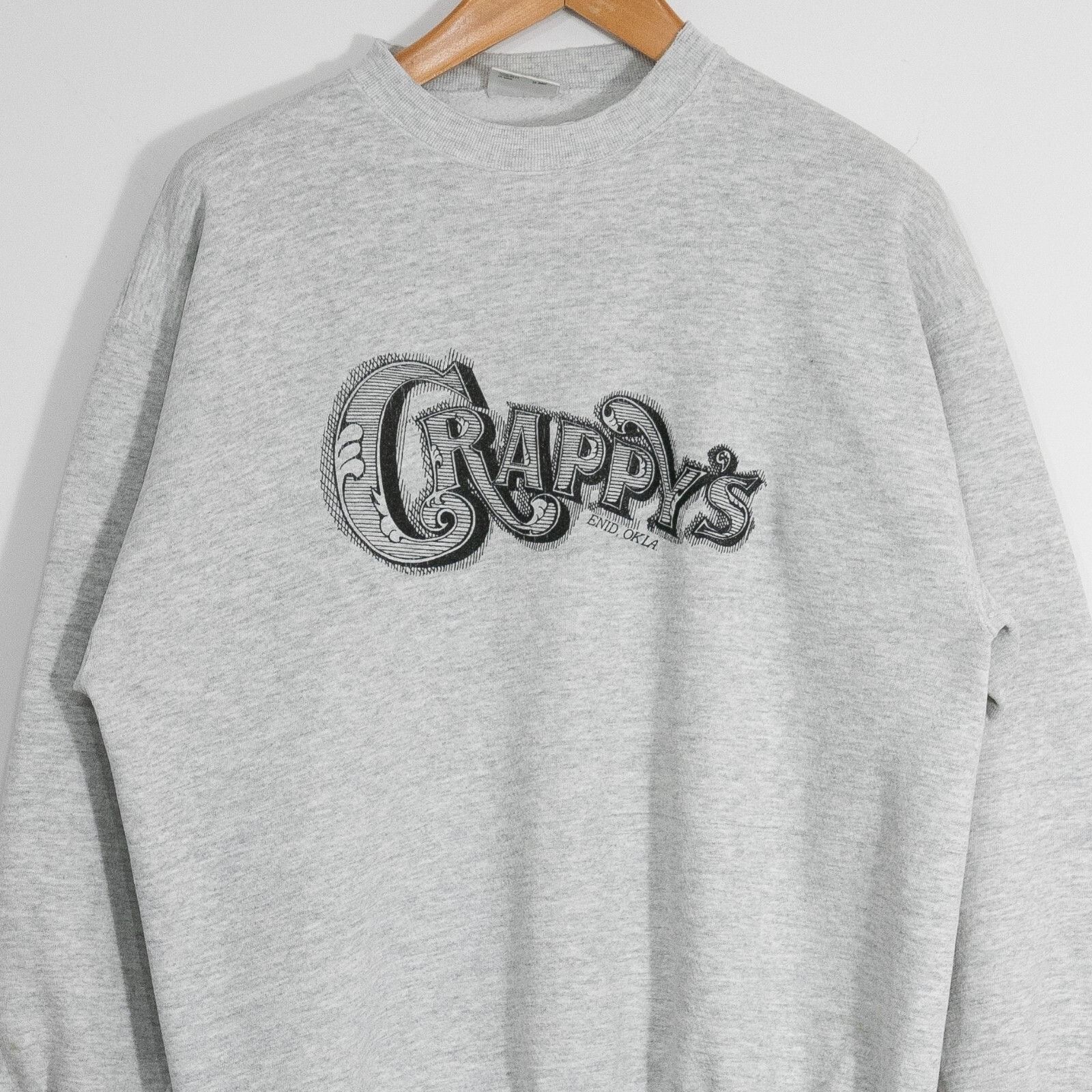 Vintage Vintage 90s Crappys Warehouse Sweatshirt XL - Distressed Size US XL / EU 56 / 4 - 2 Thumbnail