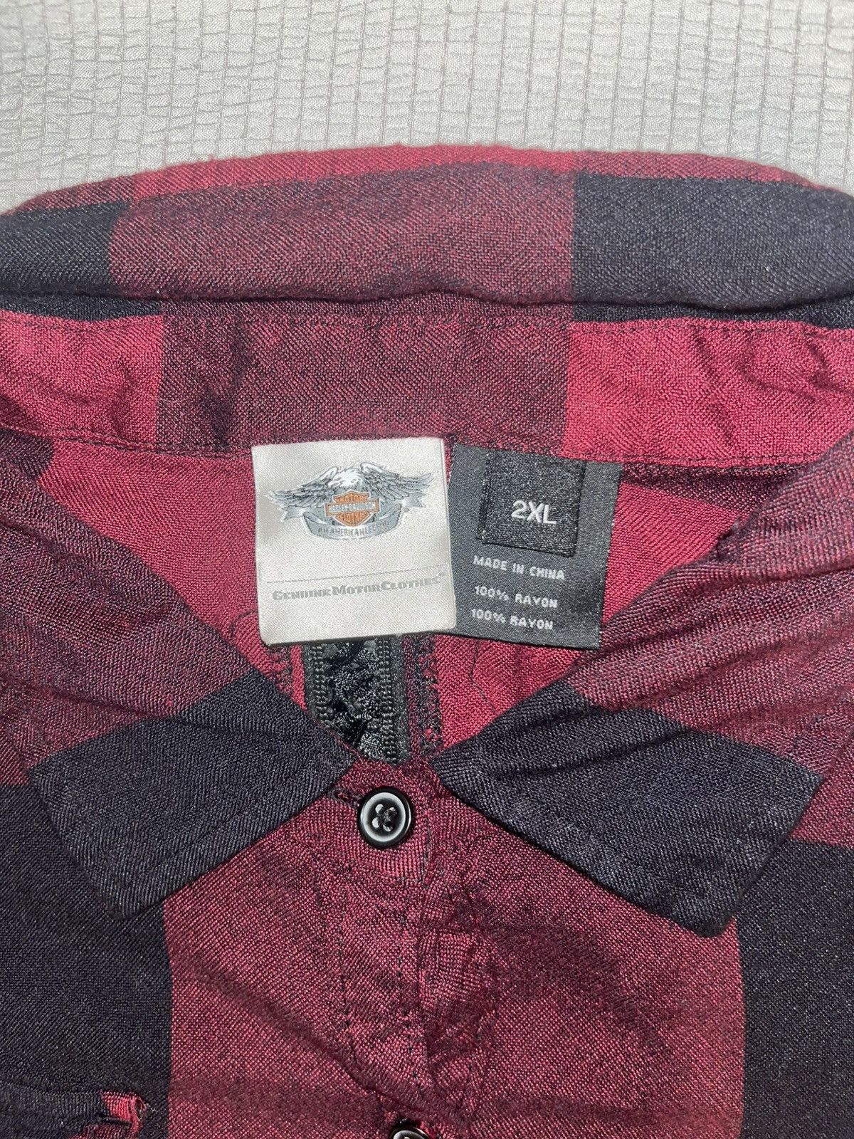 Harley Davidson Harley Davidson Buffalo Check Flannel Shirt Size US L / EU 52-54 / 3 - 3 Thumbnail