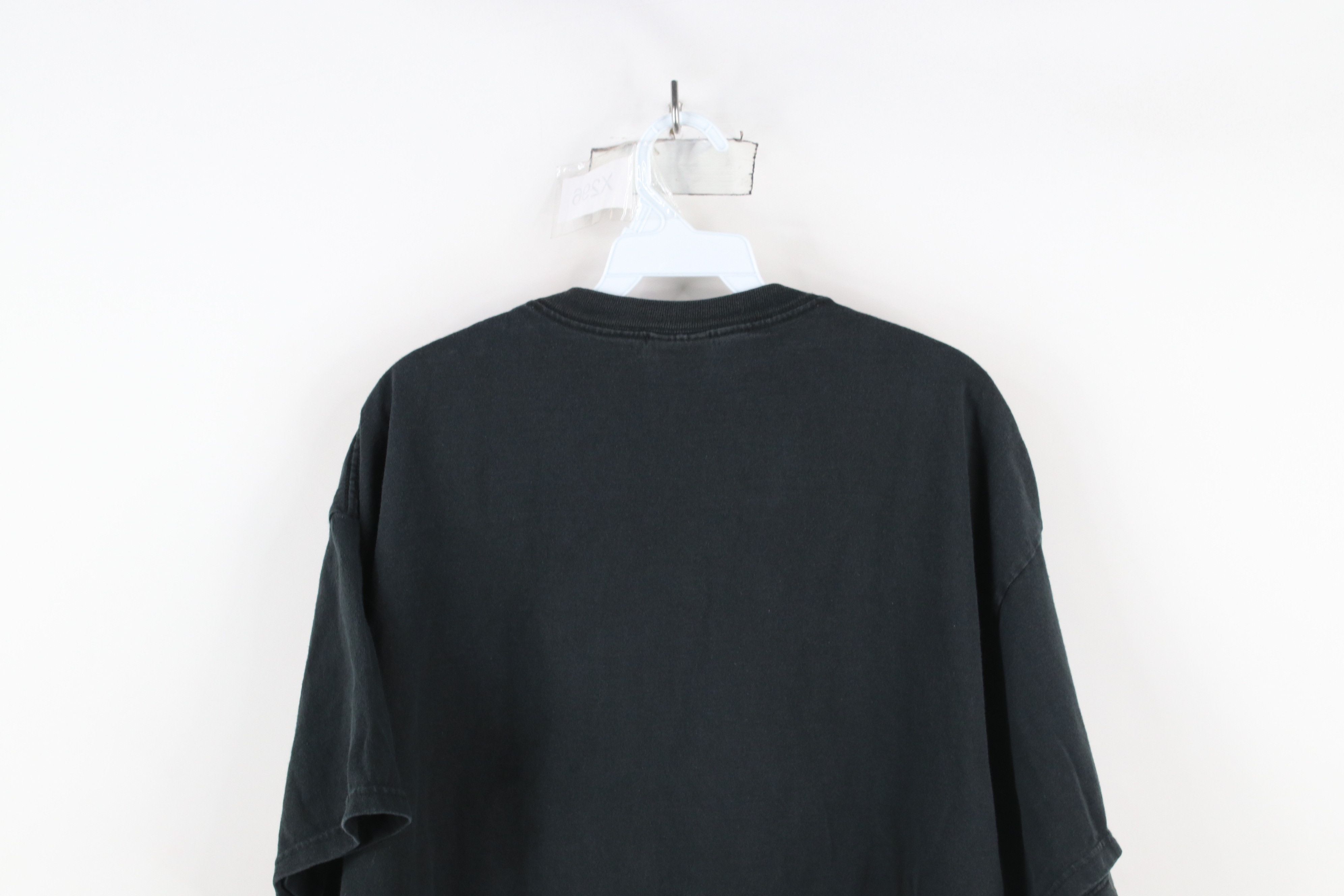 Vintage Vintage 90s Spell Ohio State University T-Shirt Black Cotton Size US XL / EU 56 / 4 - 11 Thumbnail