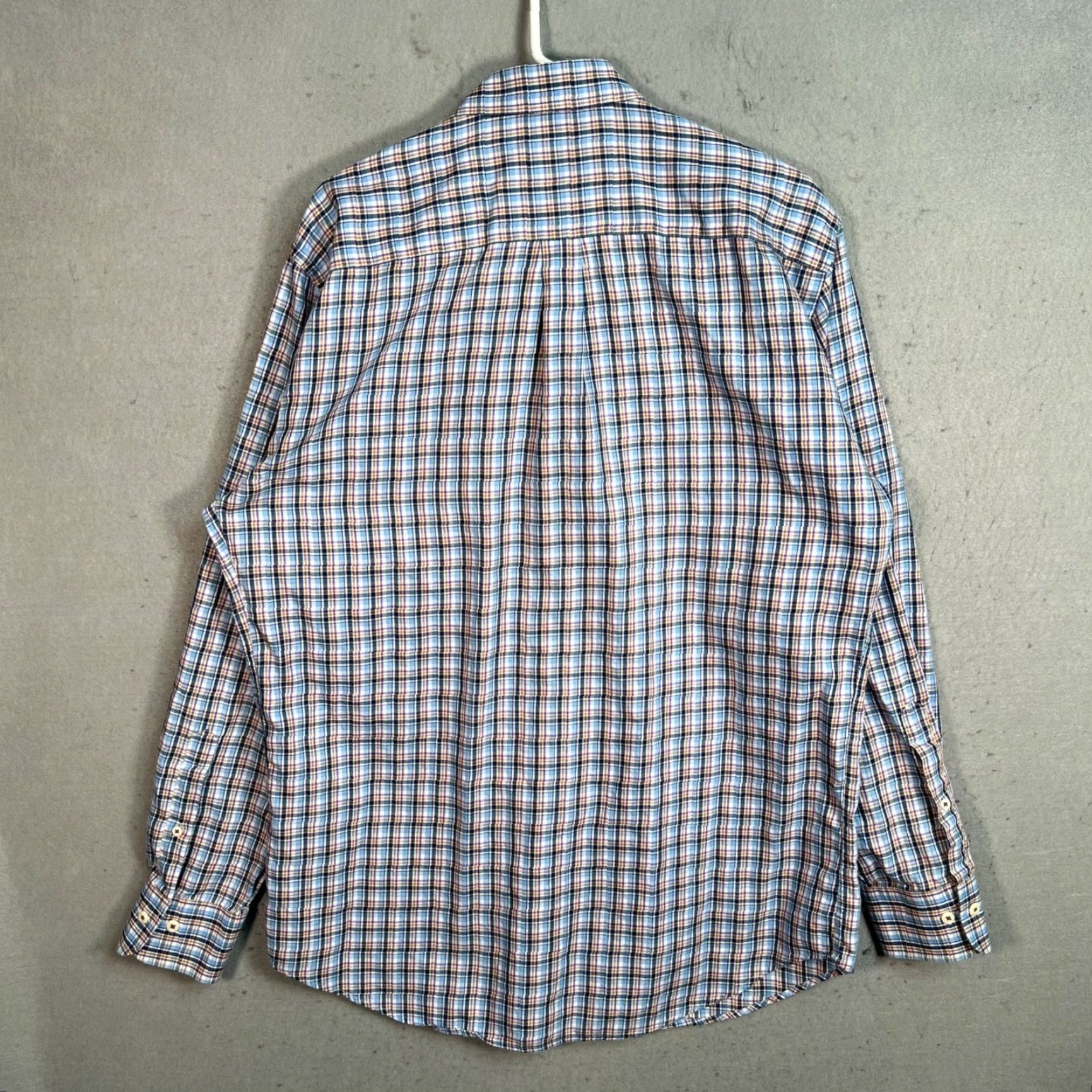 Peter Millar Peter Millar Mens Large Plaid Long Sleeve Button-Down Shirt 100% Cotton Size US L / EU 52-54 / 3 - 2 Thumbnail