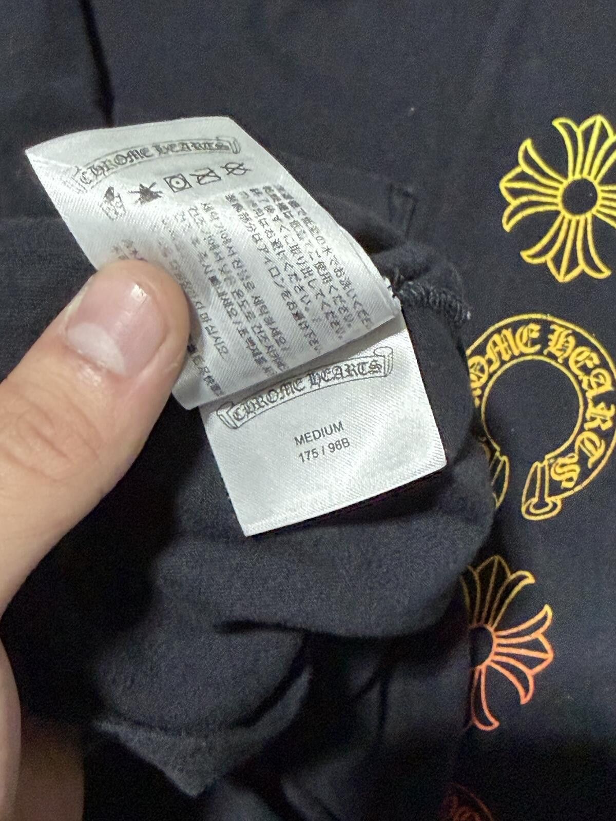 Chrome Hearts Chrome Hearts Gradient T Bar Logo L/S - Sz M Size US M / EU 48-50 / 2 - 6 Thumbnail