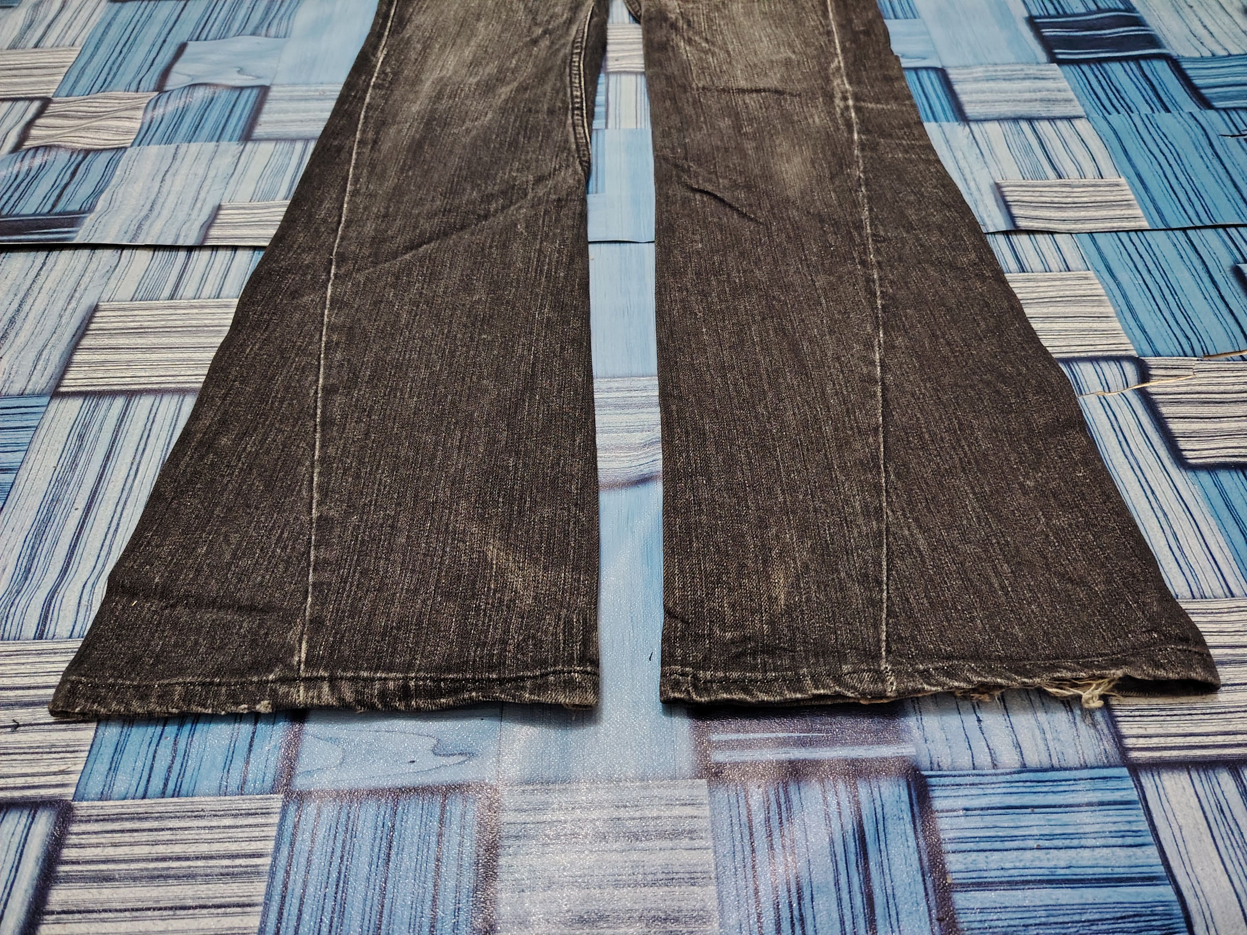 Who Decides War Japanese Modern Lovers Flared Jeans Distressed Denim Size US 30 / EU 46 - 8 Thumbnail