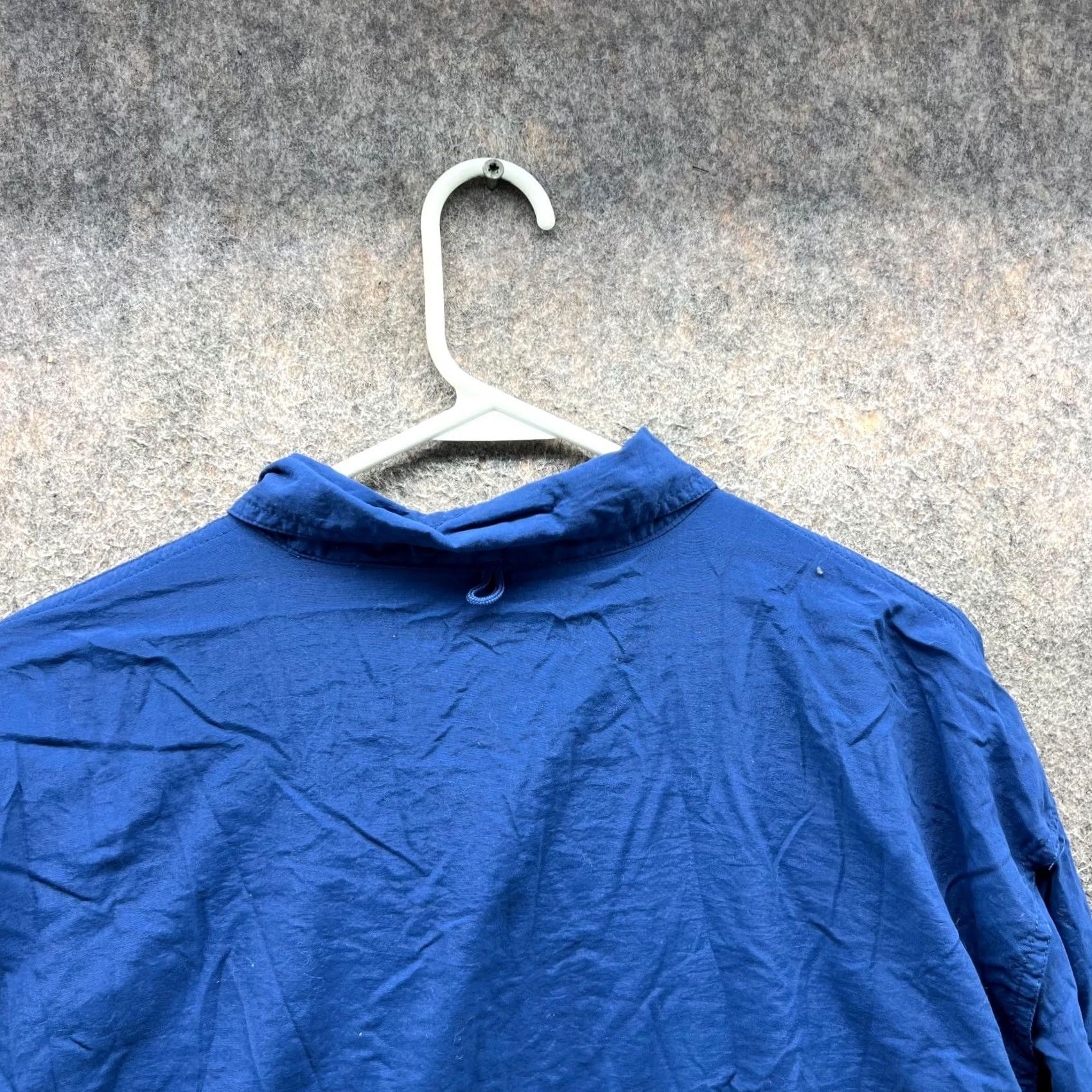 Vintage VINTAGE Reel Legends Shirt Men XL Blue Button Down Vented Nylon Fishing Outdoors Utility Size US XL / EU 56 / 4 - 3 Thumbnail
