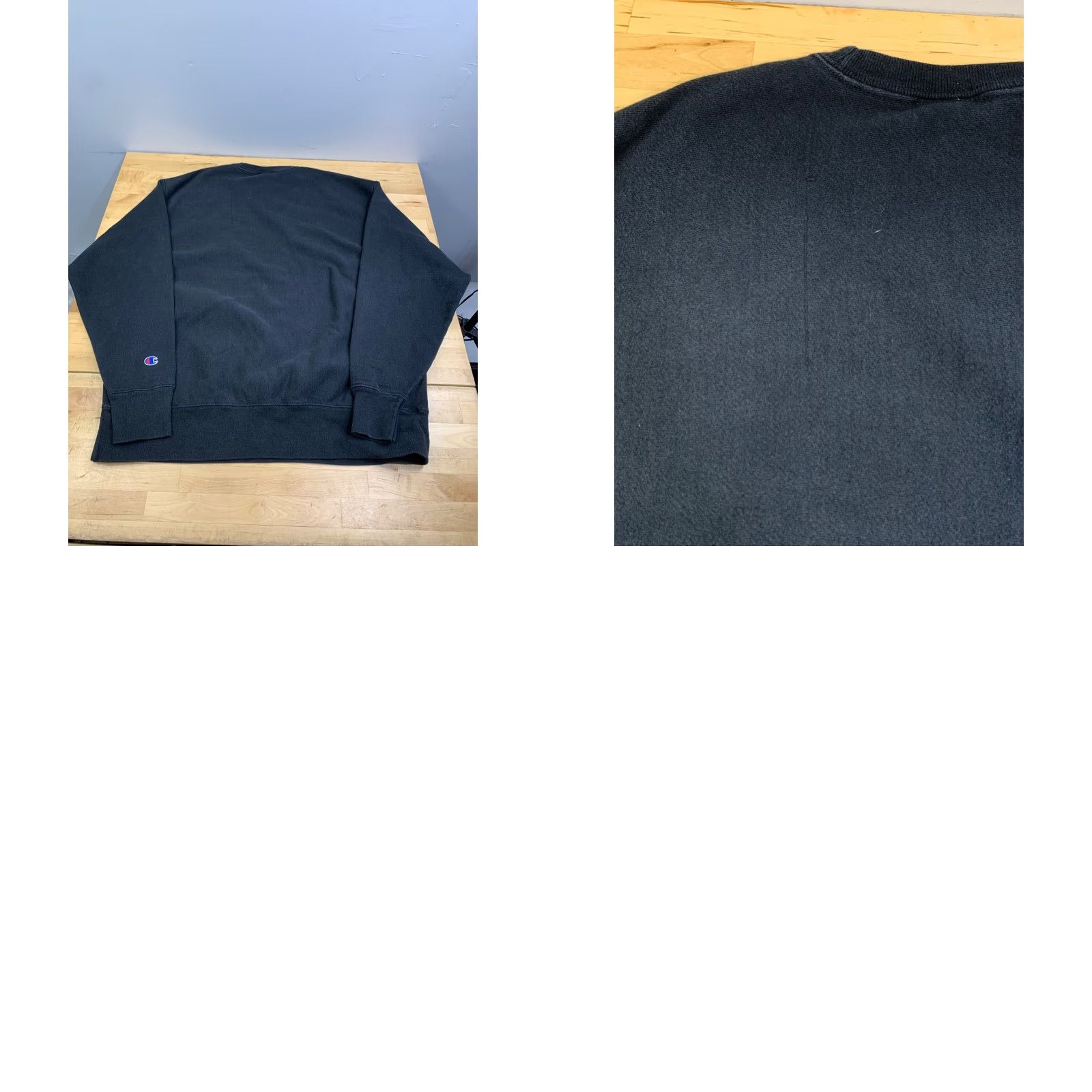 Champion VINTAGE Champion Sweatshirt Men L Faith Over Fear Jesus Reverse Weave Crew Neck Black Long Sleeve Pullover Size US L / EU 52-54 / 3 - 8 Thumbnail