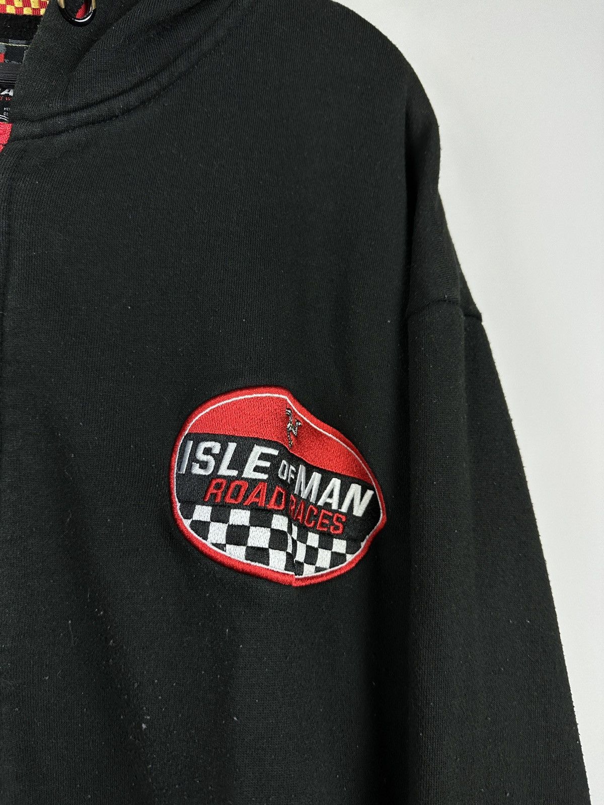 Vintage Vintage Isle of Man Road Races Racing Moto Zip Hoodie 3XL Size US XXL / EU 58 / 5 - 11 Thumbnail