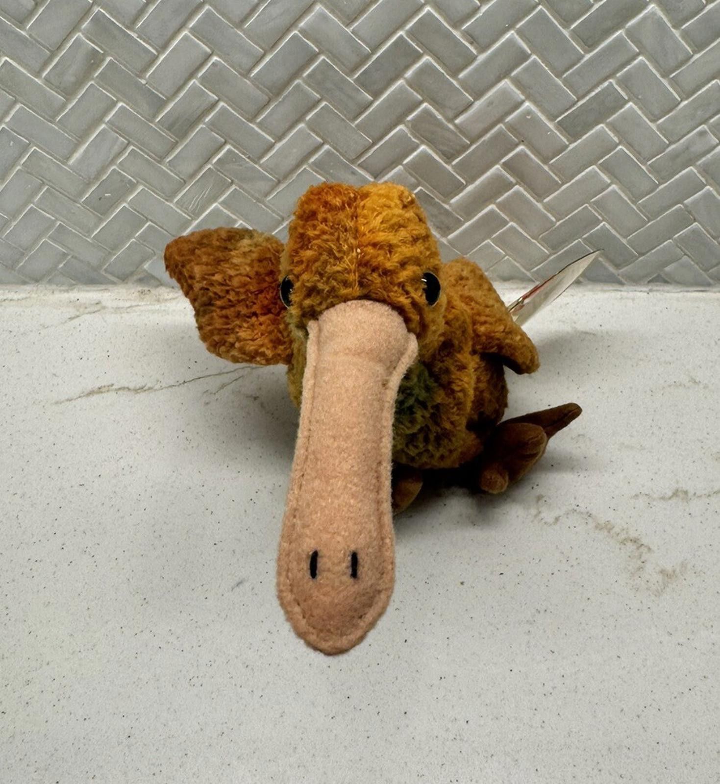 Tyler The Creator Beak Kiwi Bird 5th Gen 1998 Retired Ty The Beanie Babies Size ONE SIZE - 4 Thumbnail