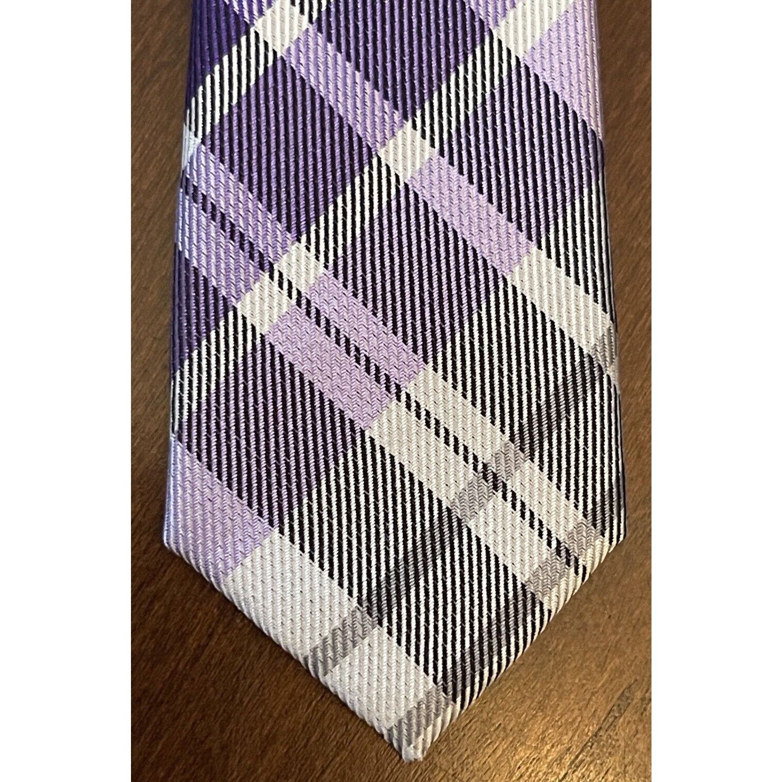 Alfani Alfani Purple Hand Made 100% Silk Made In China Size ONE SIZE - 6 Thumbnail