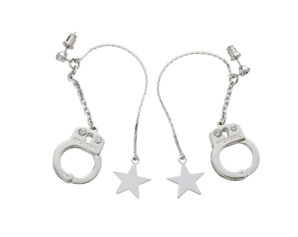 Hysteric Glamour HYSTERIC GLAMOUR WOMEN HANDCUFFS earrings brass Size ONE SIZE - 1 Thumbnail