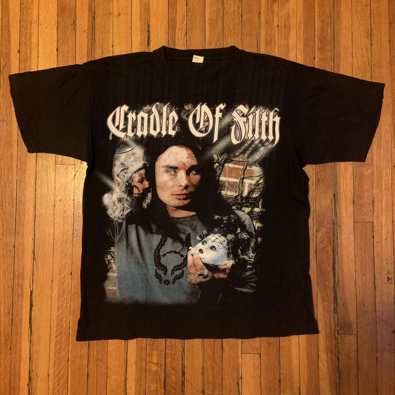Designer Vintage Cradle Of Filth T Shirt Size US L / EU 52-54 / 3 - 2 Thumbnail