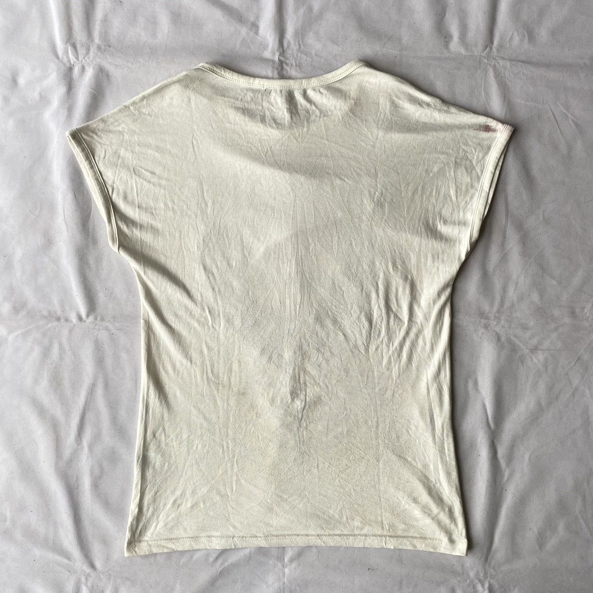 If Six Was Nine × Japanese Brand × Le Grande Bleu (L.G.B.) Japanese Style Antique Poem Diamond Sleeveless Tees Size M / US 6-8 / IT 42-44 - 10 Thumbnail