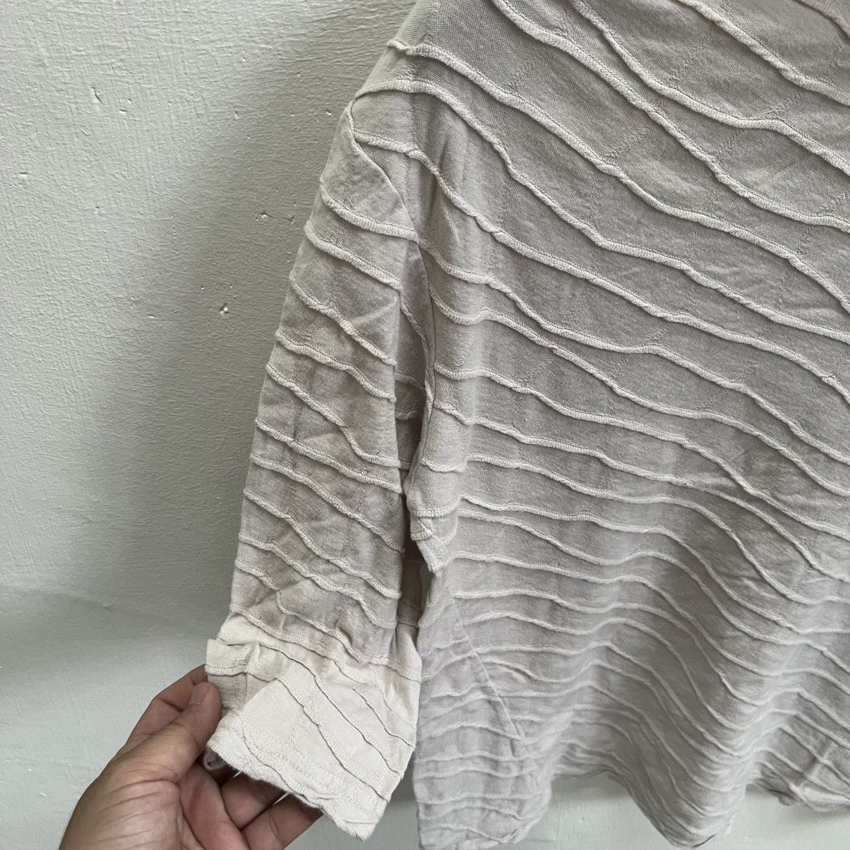 Issey Miyake Vintage Plantation by Issey Miyake Pleated Tees Size US XS / EU 42 / 0 - 3 Thumbnail