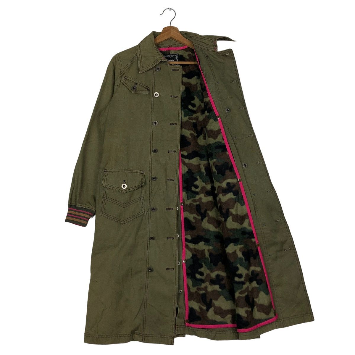 Hysteric Glamour 🔥VINTAGE LONG JACKET ALGON QUINS MILITARY DESIGN JAPAN MADE Size US M / EU 48-50 / 2 - 12 Thumbnail