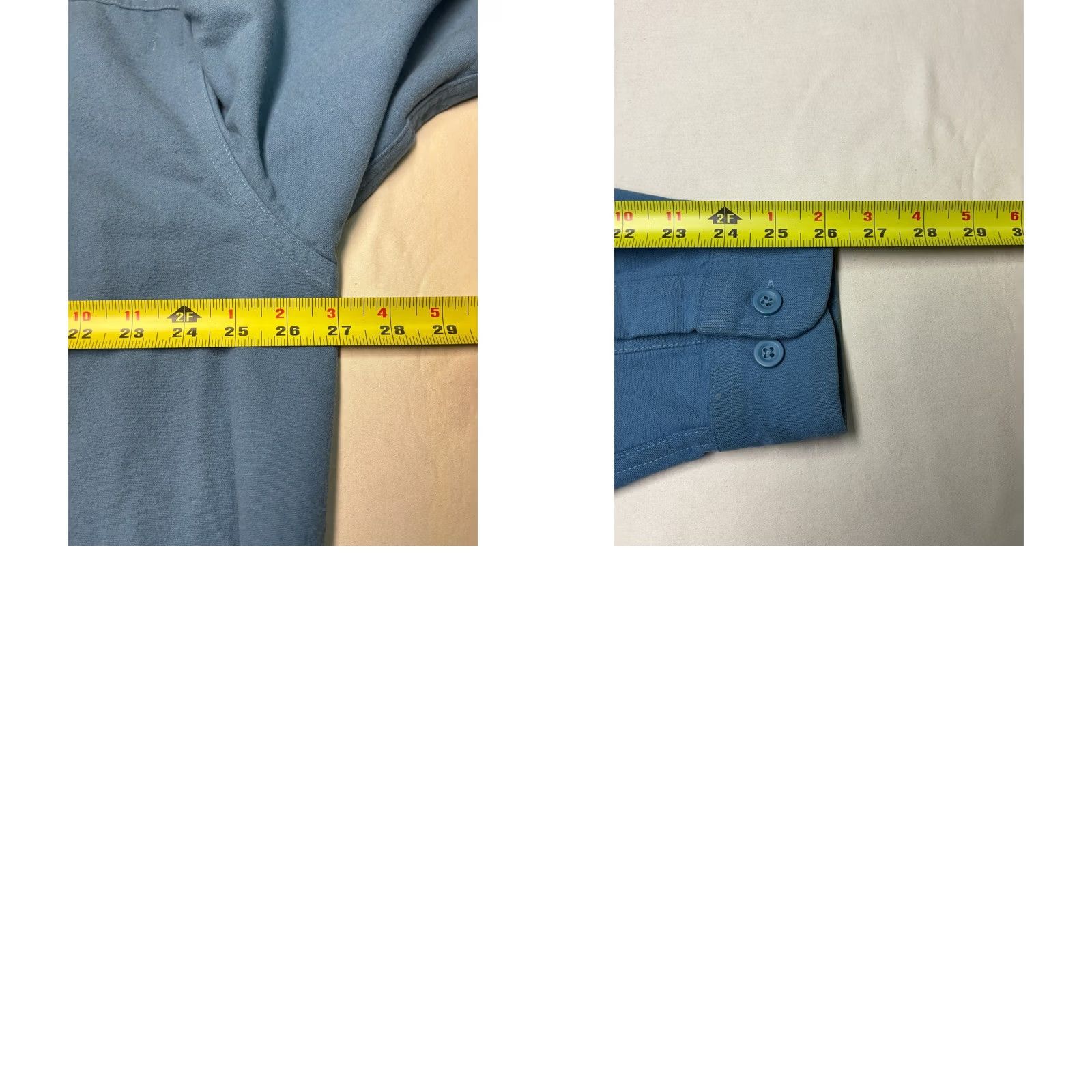 Vintage VINTAGE LL Bean Chamois Cloth Shirt Mens XL Tall Blue Heavyweight Cotton Button Down Size US XL / EU 56 / 4 - 8 Thumbnail